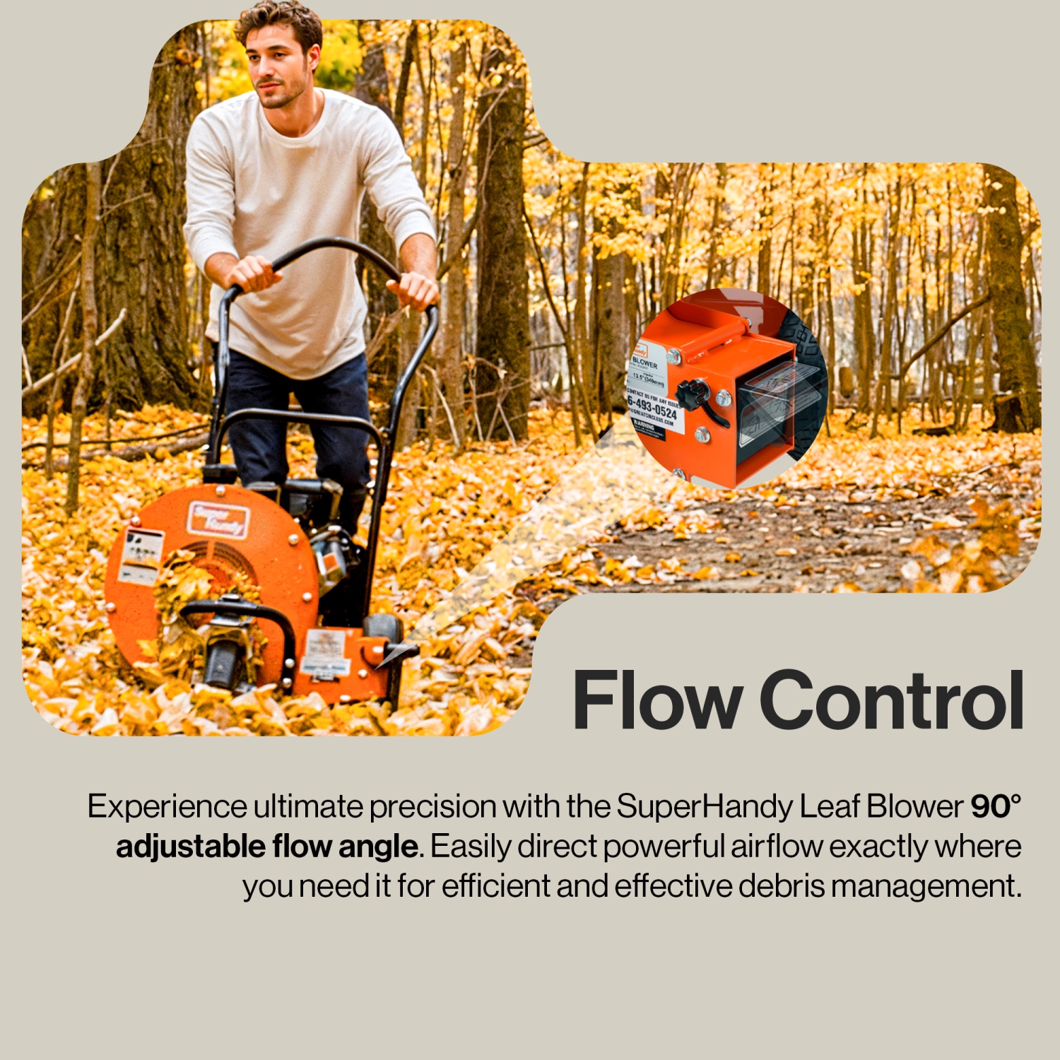 SuperHandy Walk Behind Leaf Blower