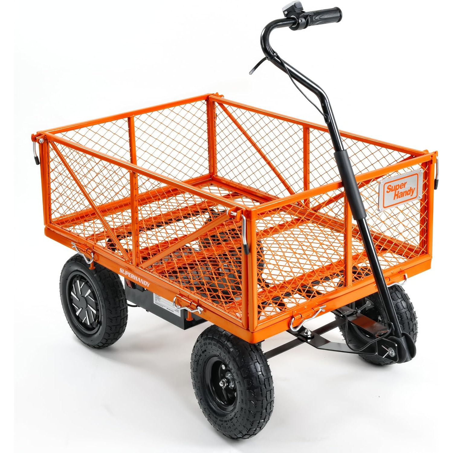 SuperHandy Electric-Assist Garden Cart