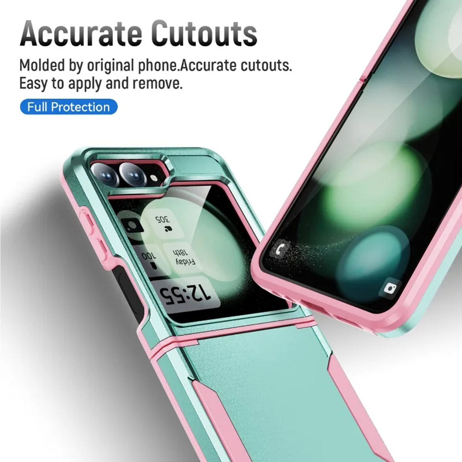 Supershield Case For Samsung Z Flip 7 Shockproof Armor TPU Bumper Hard Plastic Phone Cover - Purple