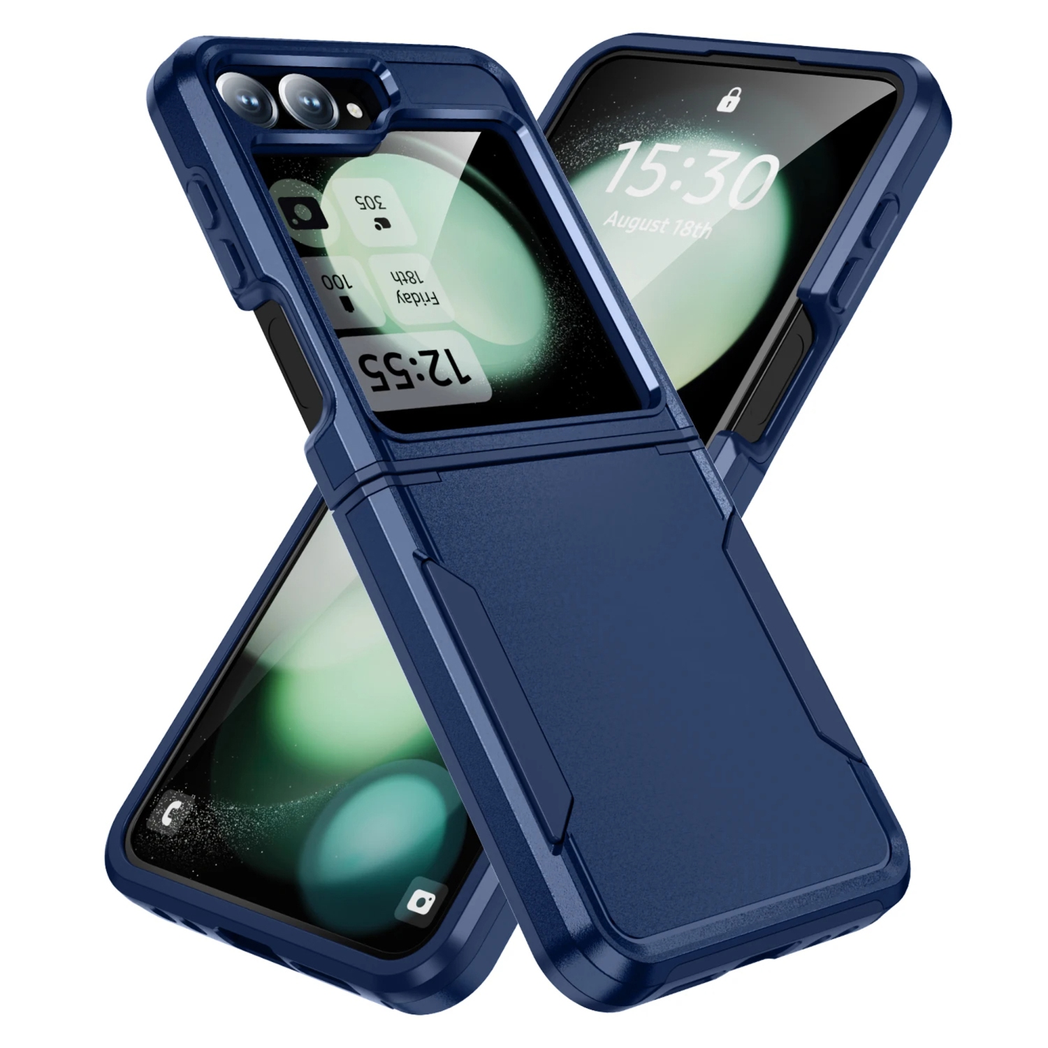 Étui Supershield pour étui antichoc en TPU Bumper Armor Samsung Z Flip 7 - Bleu