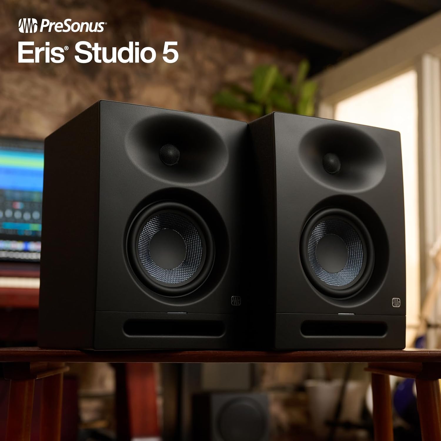 PreSonus ERIS-STUDIO5 Eris Studio 5 Compact 5" 80W Studio Monitor with EBM Waveguide