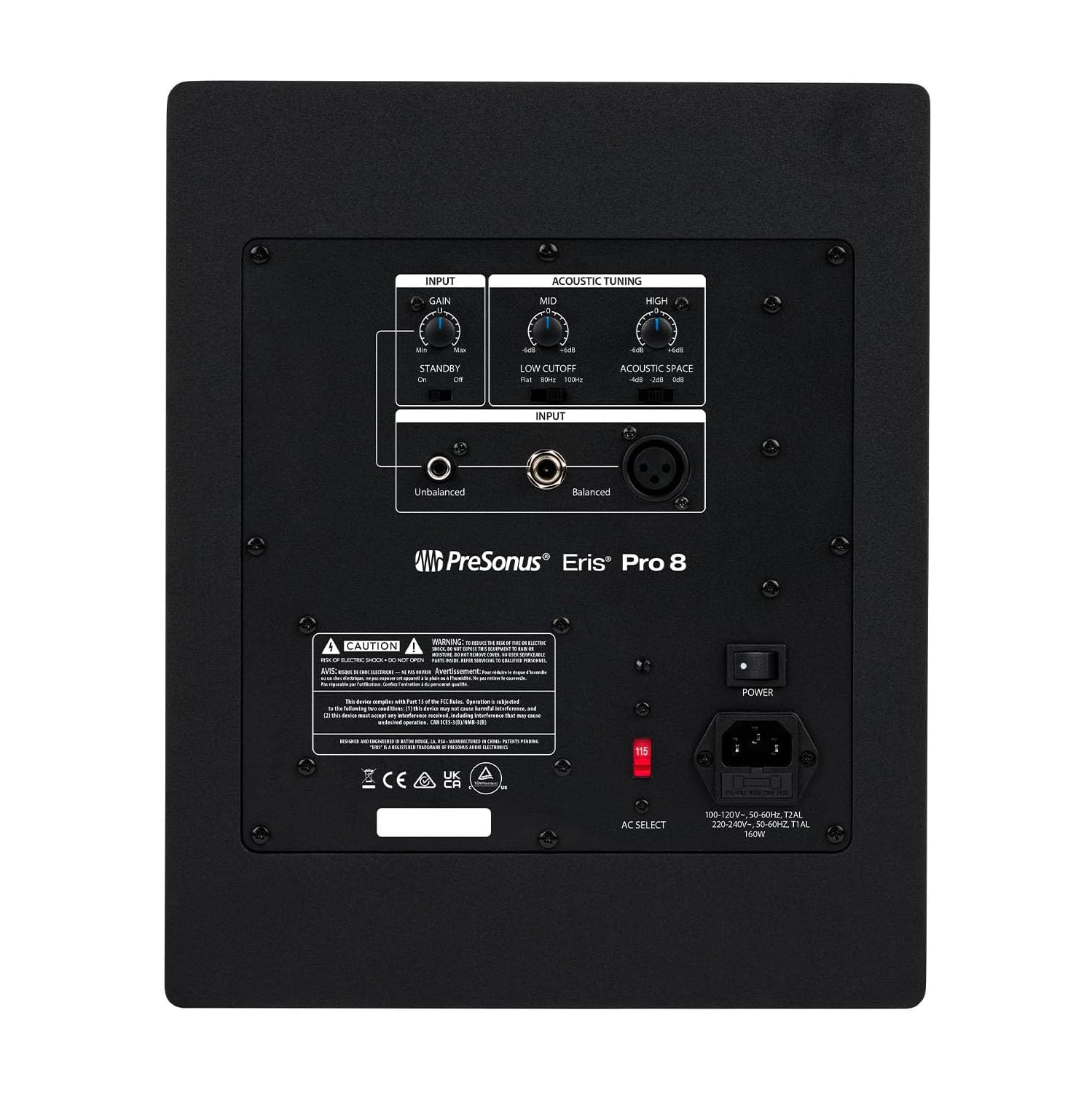 Moniteur de studio coaxial actif à 2 voies de 8 po ERIS-PRO8 de Presonus