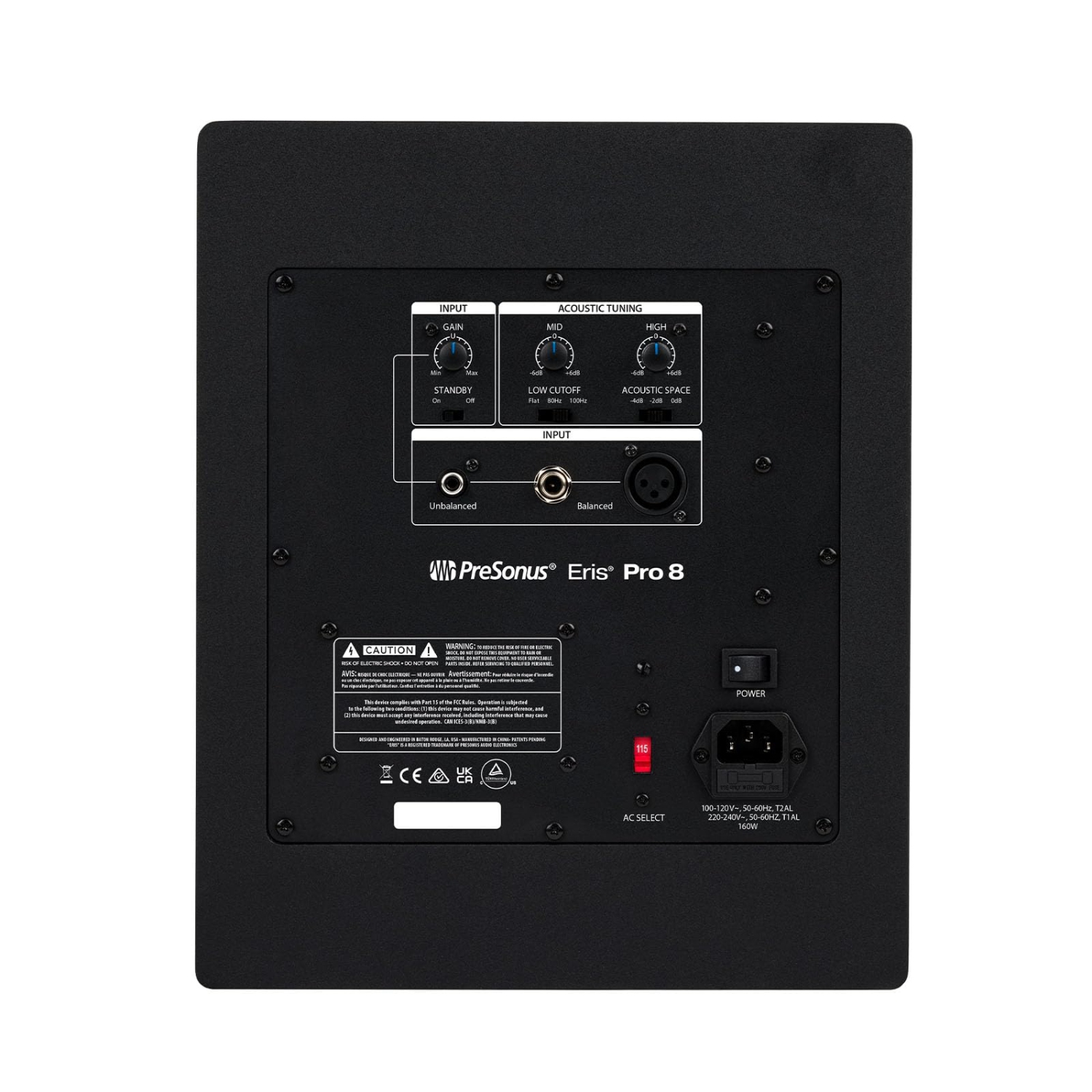 Moniteur de studio coaxial actif à 2 voies de 8 po ERIS-PRO8 de Presonus