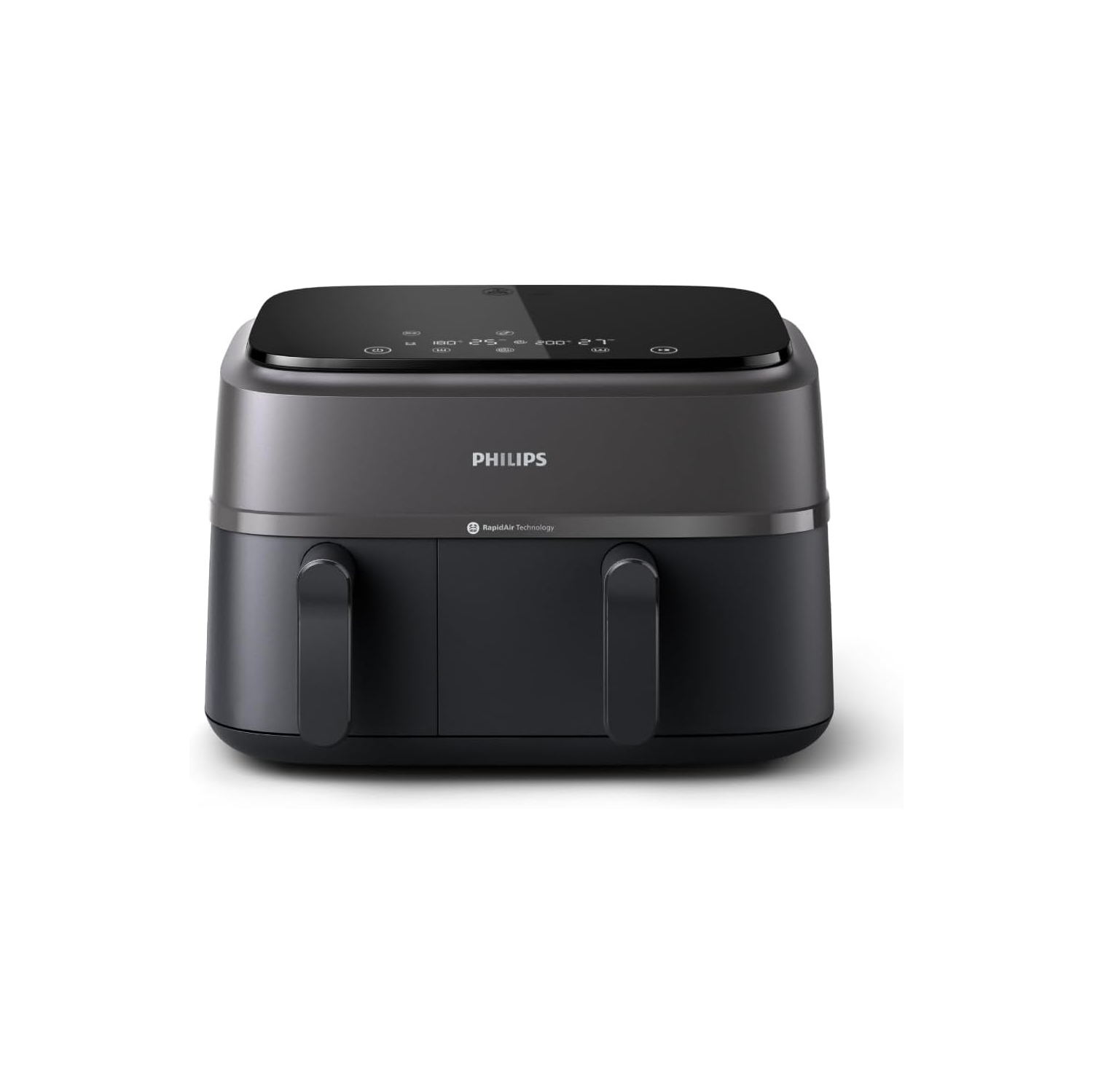 Open Box – Philips 3000 Series Dual Basket Air Fryer - 9QT - Black