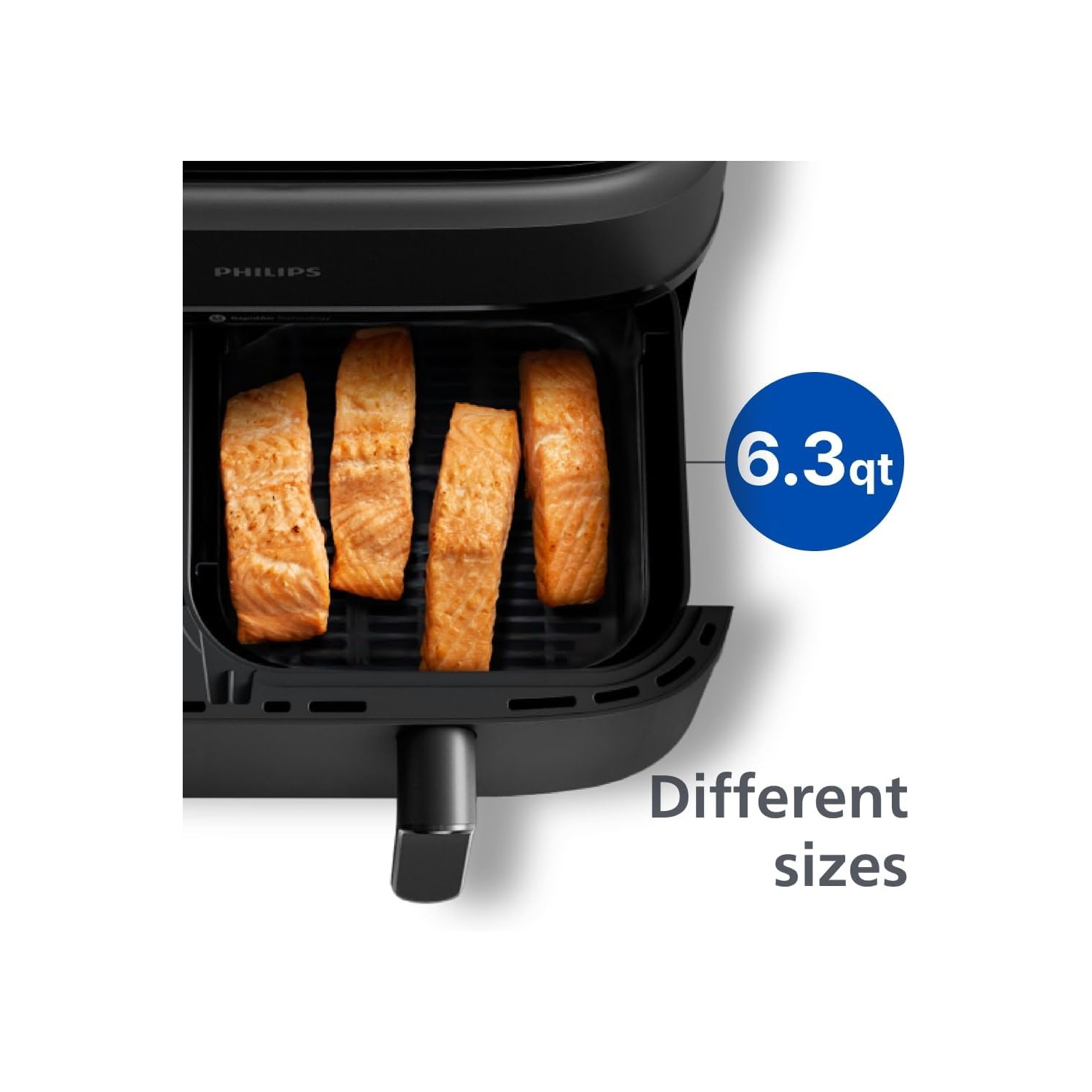 Open Box – Philips 3000 Series Dual Basket Air Fryer - 9QT - Black