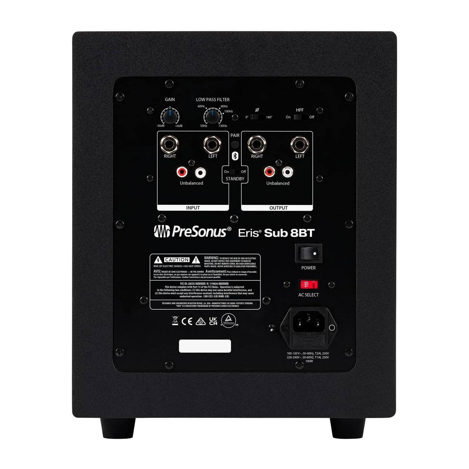 PreSonus ERIS-STUDIO4 Eris Studio 4 Powered 4" 50W Studio Monitor with EBM Waveguide