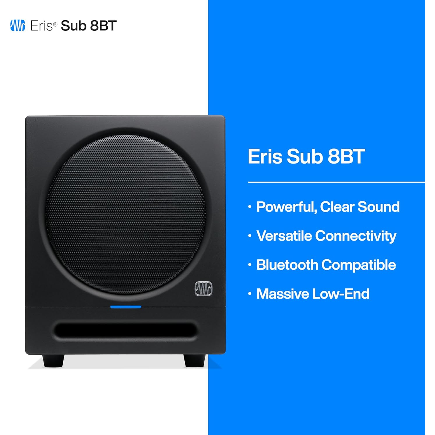 PreSonus ERIS-STUDIO4 Eris Studio 4 Powered 4" 50W Studio Monitor with EBM Waveguide