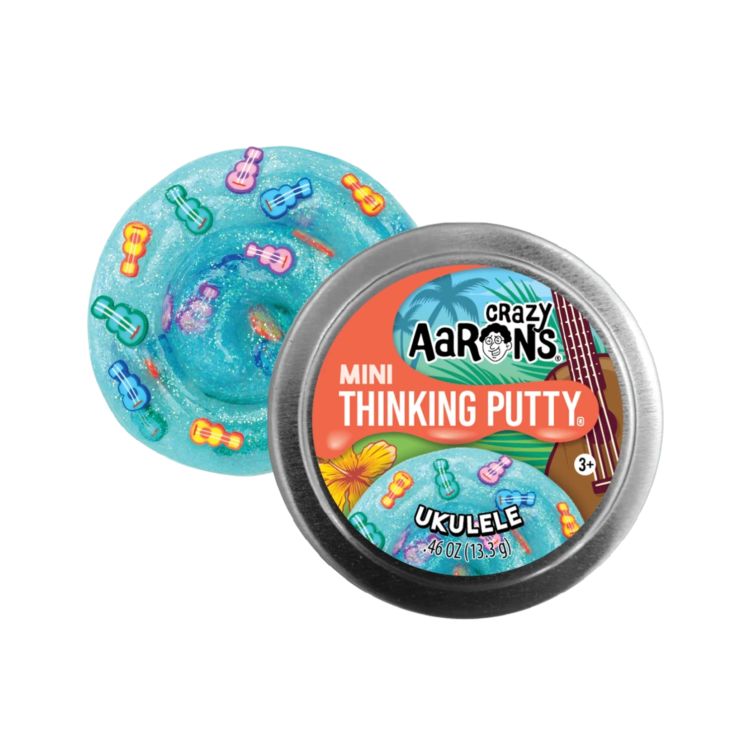 Ukulélé miniature en métal Crazy Aarons Thinking Putty