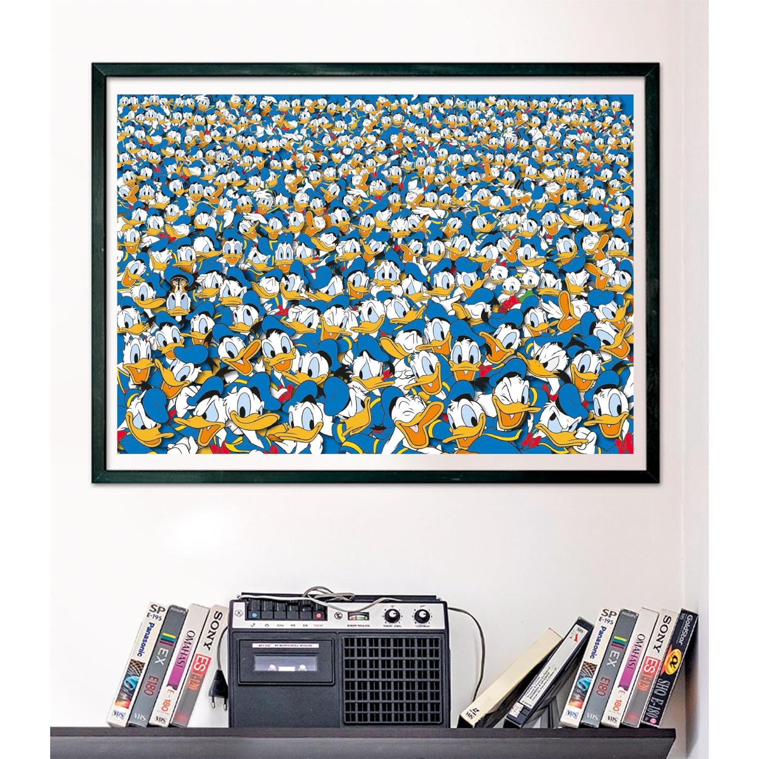 Clementoni 39799 Impossible Donald Duck, boîte compacte de 1000 pièces, affiche incluse