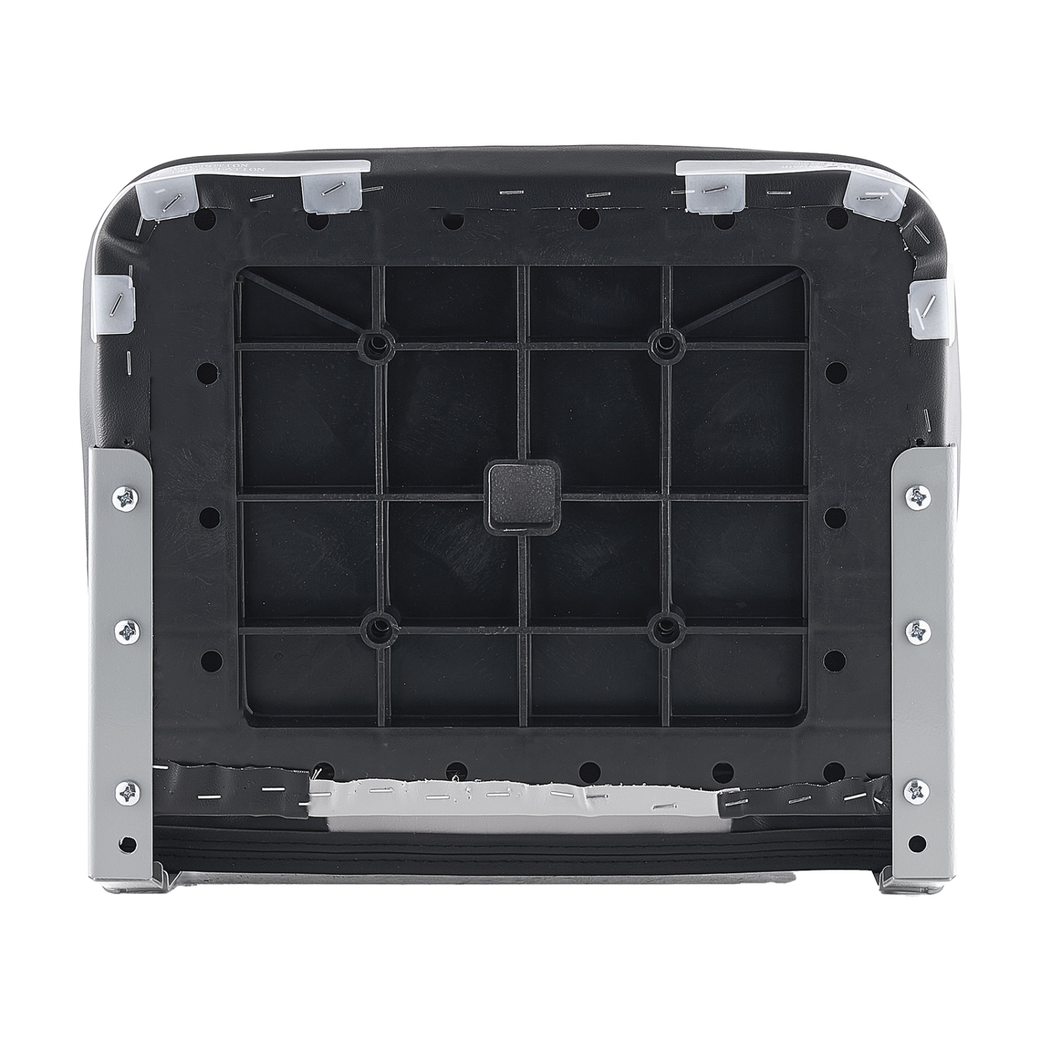 VEVOR Boat Seat, Low Backrest, Folding Fishing Boat Seat with Thickened Sponge Cushion & Waterproof PVC Leather, Aluminum Alloy Hinges, Flip Up Boat