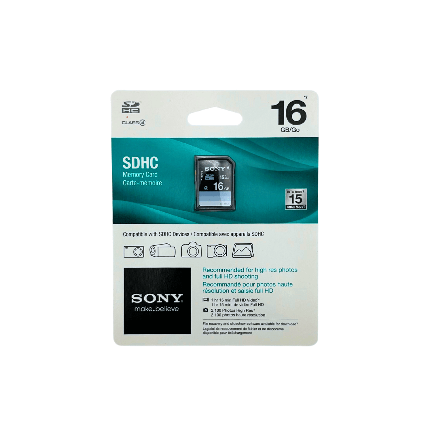 Sony SD Memory Card 16GB SF-16N4/TQ1