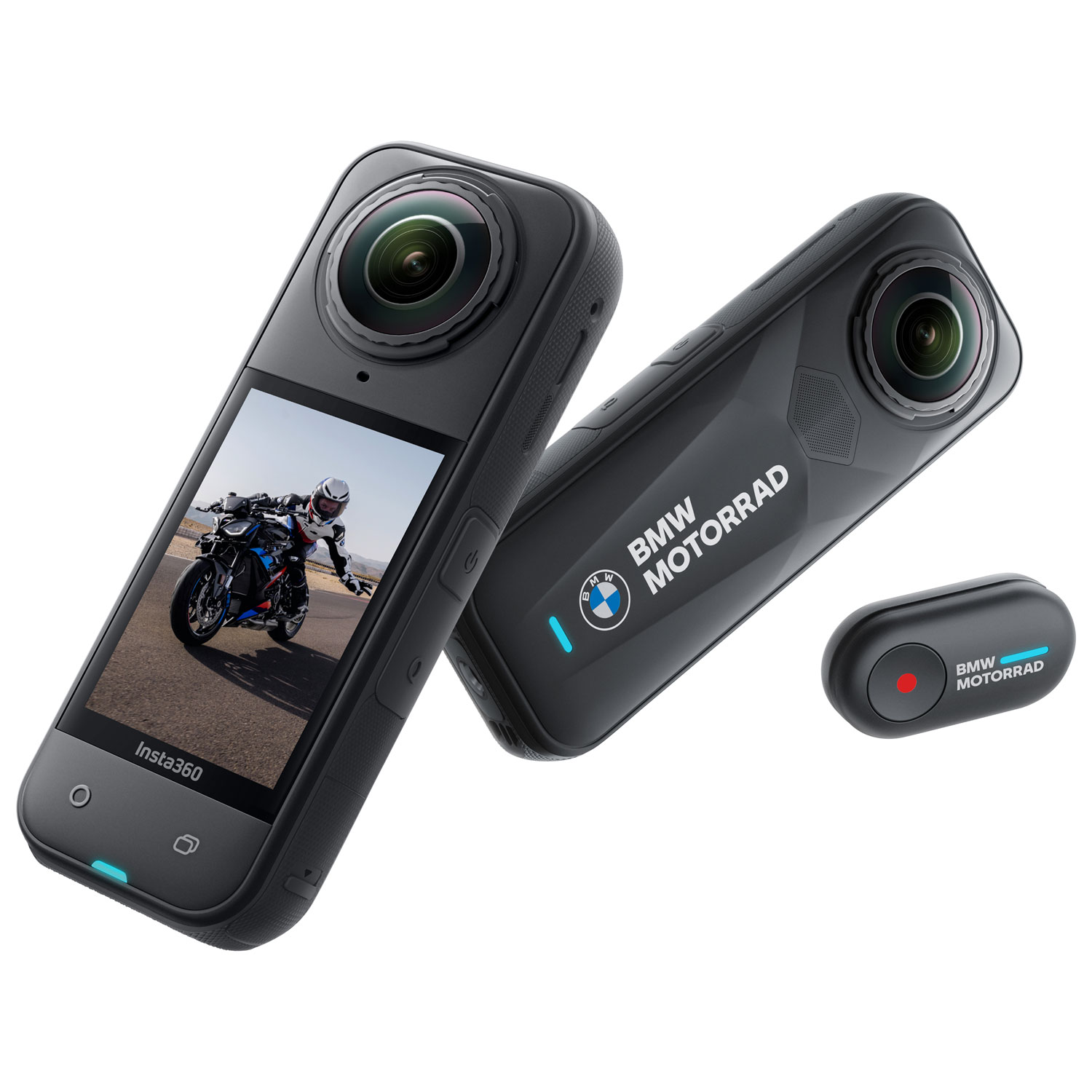 Caméra de sport étanche 8K 360° X5 édition BMW Motorrad d'Insta360 - Anglais