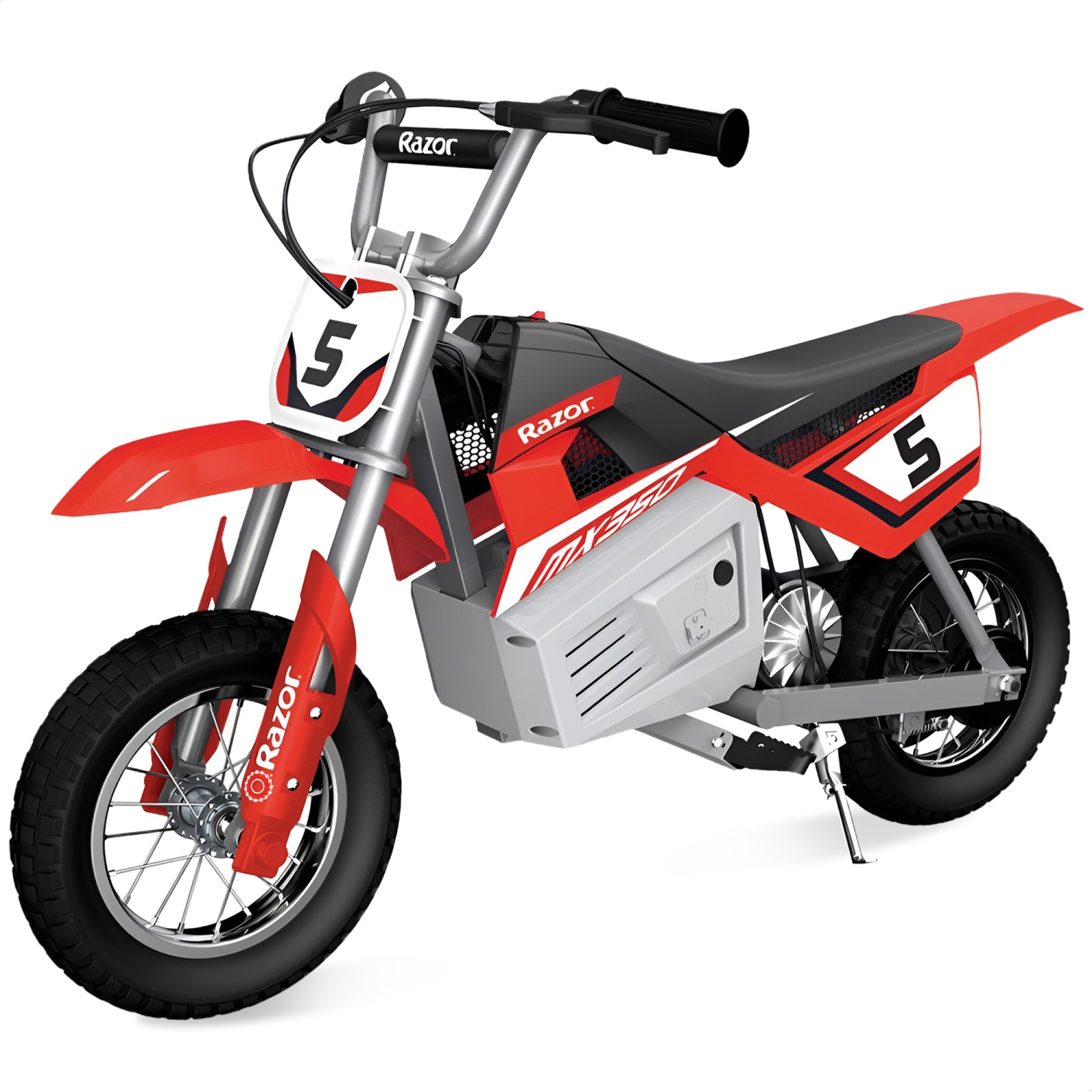 Moto tout-terrain électrique Razor MX350 Dirt Rocket pour enfants, motocross, rouge