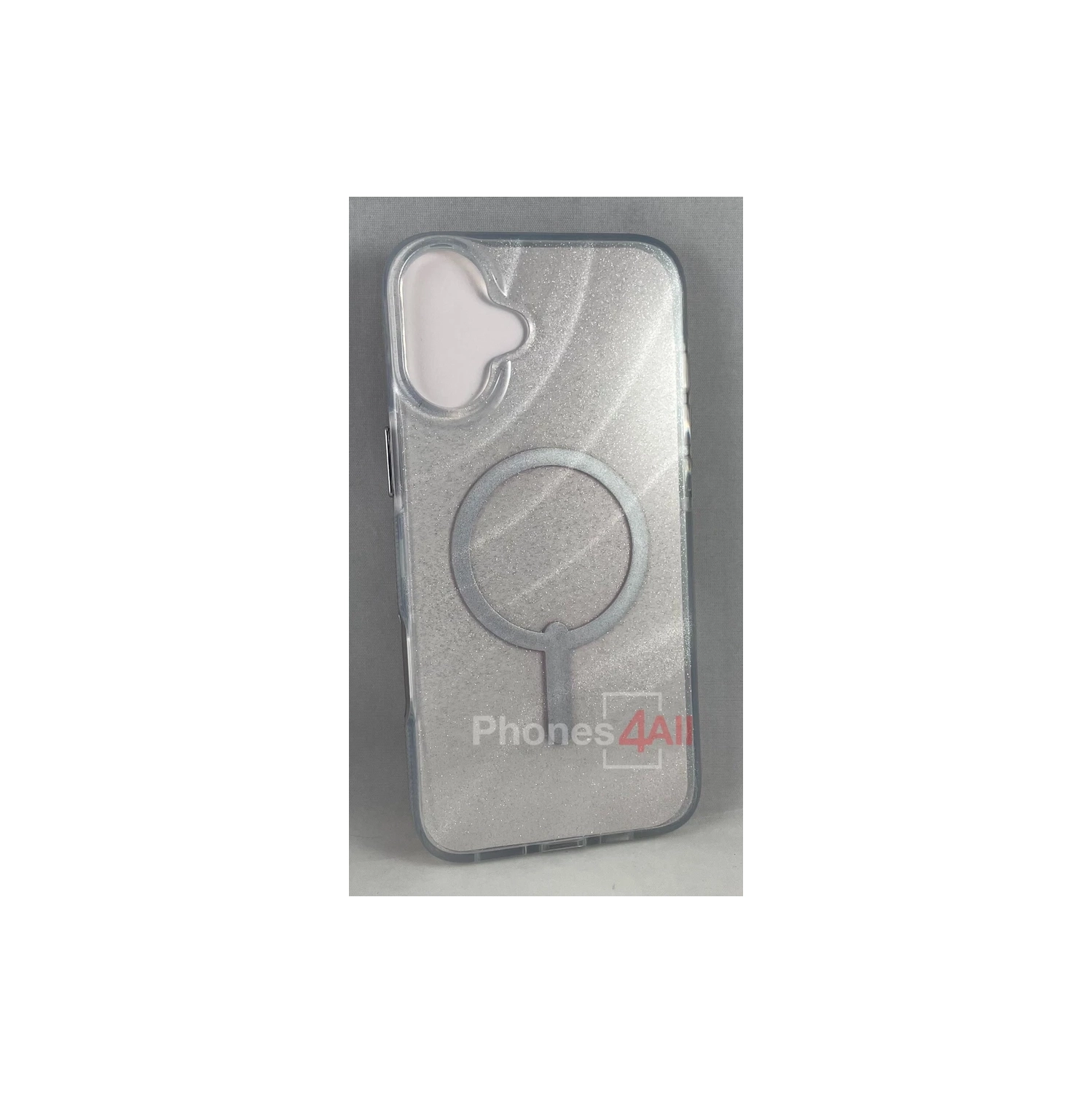 Étui Milan Snap MagSafe Silver Glitter de ZAGG - iPhone 16 Plus