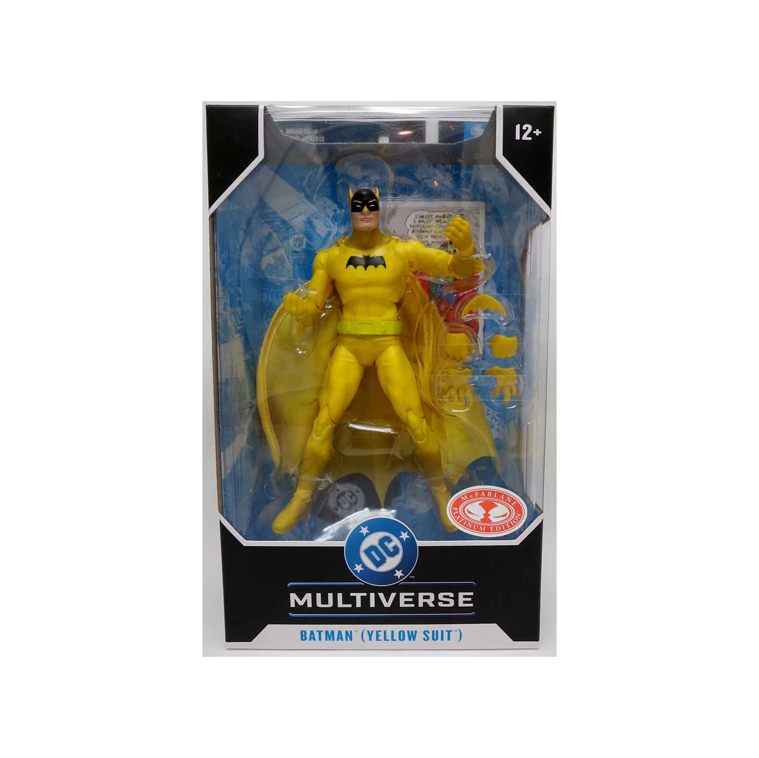 DC Multiverse Detective Comics 7 Inch Action Figure Exclusive - Batman Yellow Suit Red Platinum