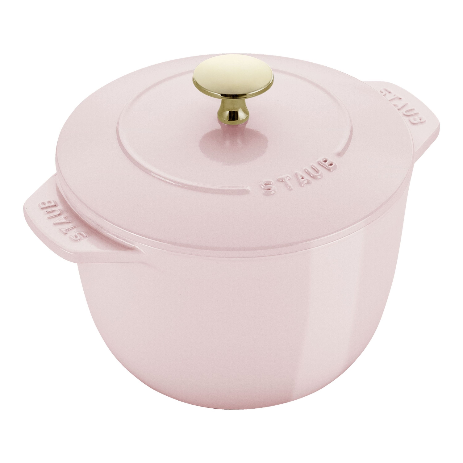 Cocotte à riz ronde en fonte La Cocotte 1,75&nbsp;L DE STAUB, rose sorbet