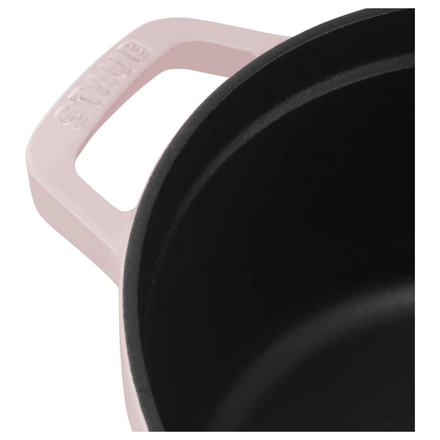 Cocotte ronde en fonte 2,5&nbsp;L DE STAUB La Cocotte, rose sorbet