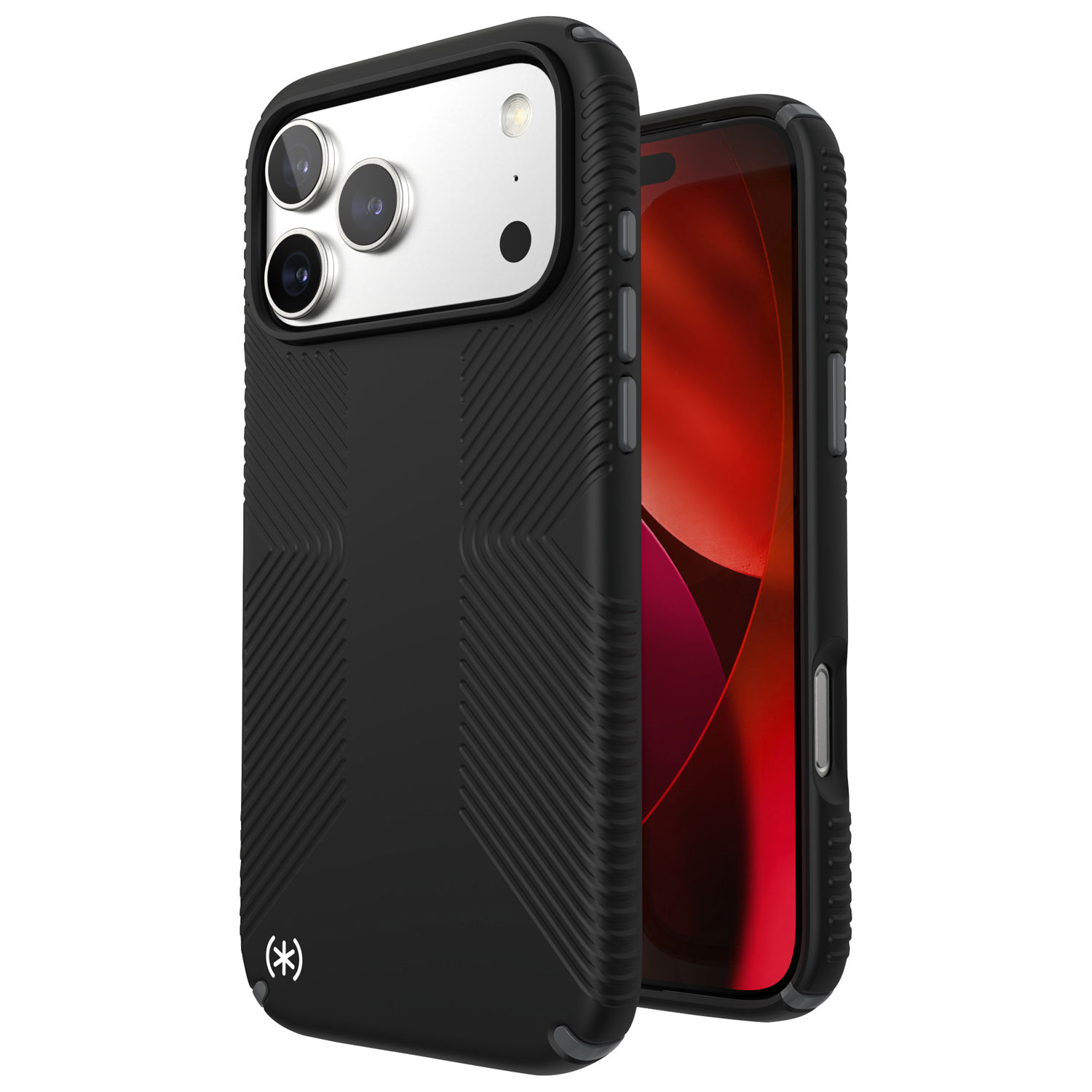 Speck Presidio2 Grip Fitted Hard Shell Case with MagSafe for iPhone 17 Pro Max - Black