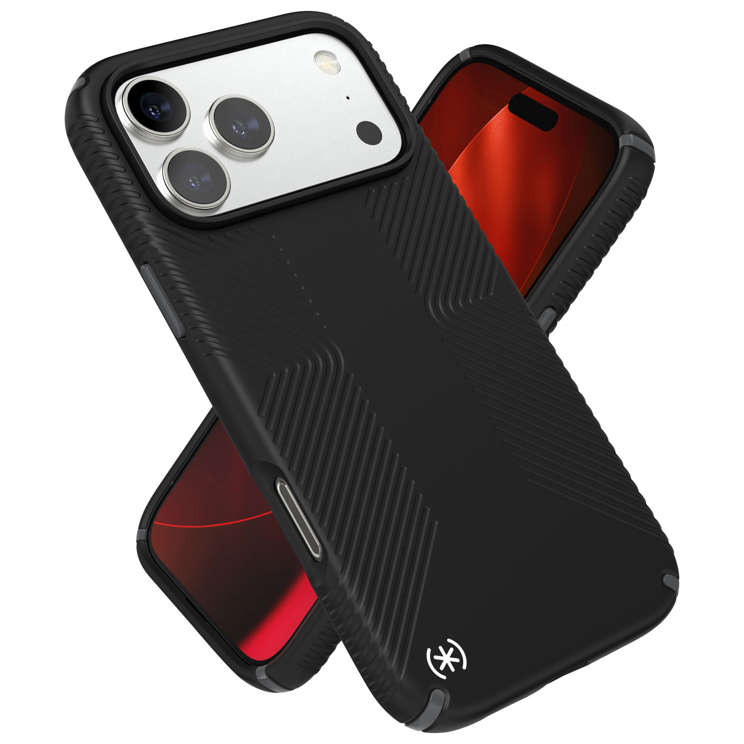 Speck Presidio2 Grip Fitted Hard Shell Case with MagSafe for iPhone 17 Pro Max - Black