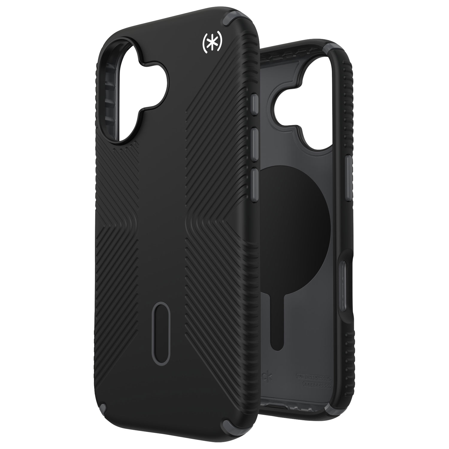 Speck Presidio2 Pro Fitted Hard Shell Case with MagSafe for iPhone 17 - Black/White