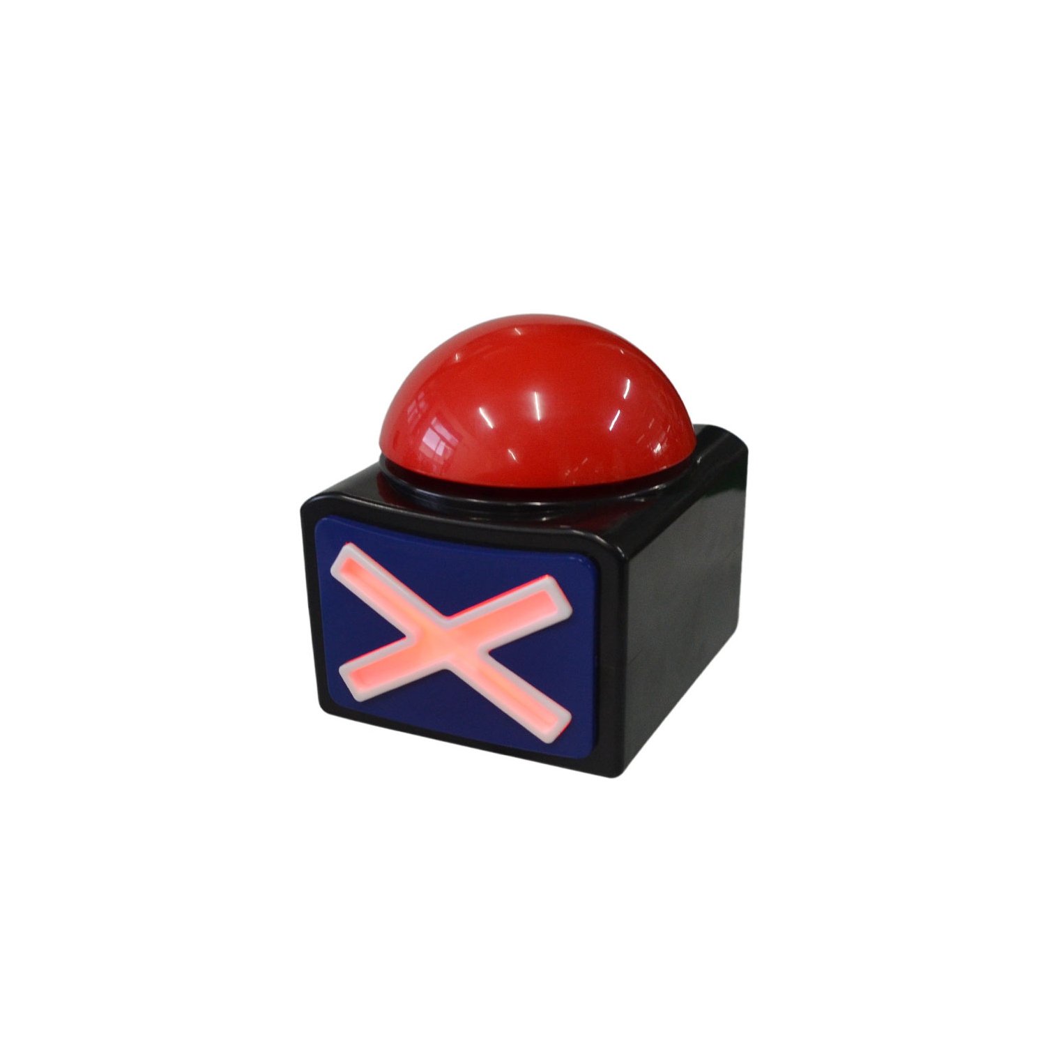 2-Pack Buzzer for Trivia Game, Question and Answer Buzzer Button with Light and Alarm Sound, Suitable for Family, Party, and Competition