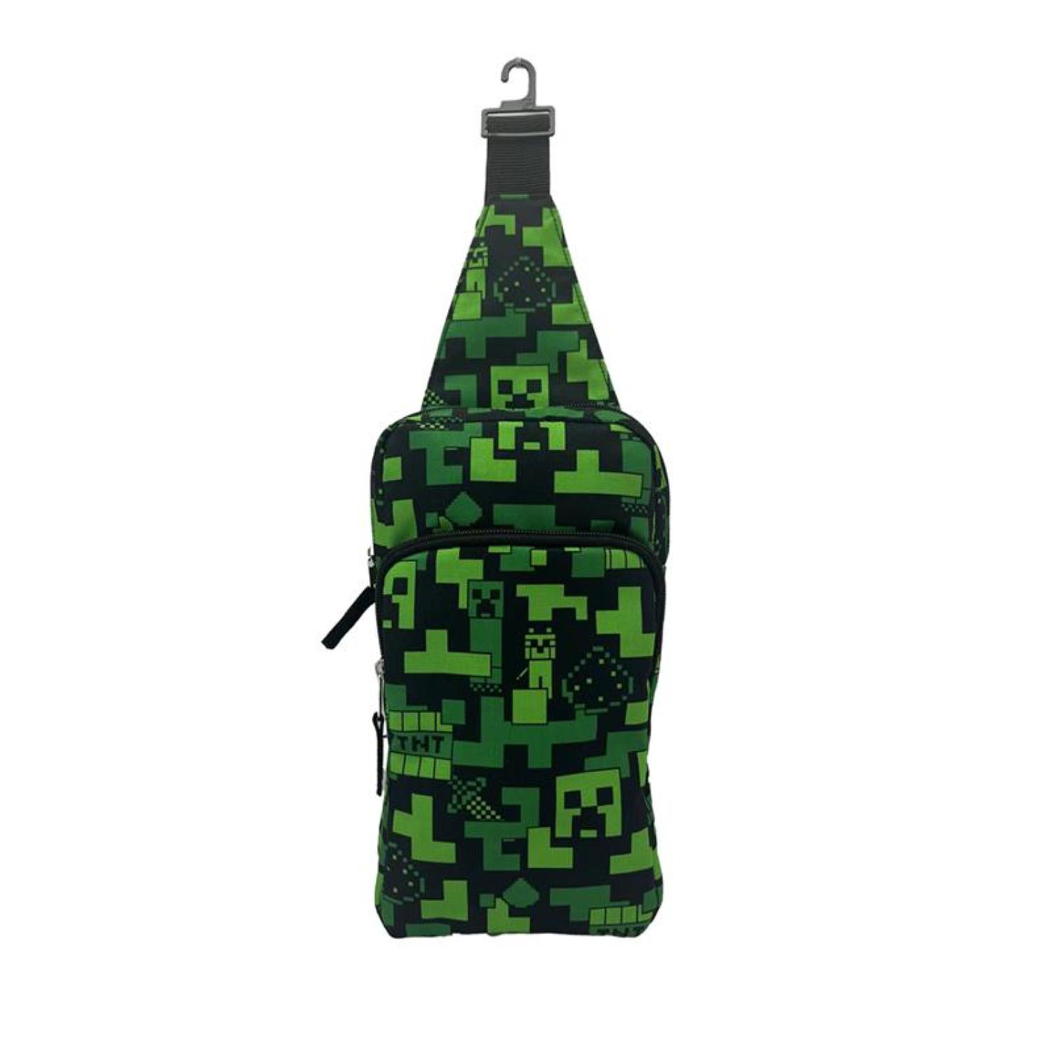 Sac à bandoulière Minecraft Creeper de 11&nbsp;po