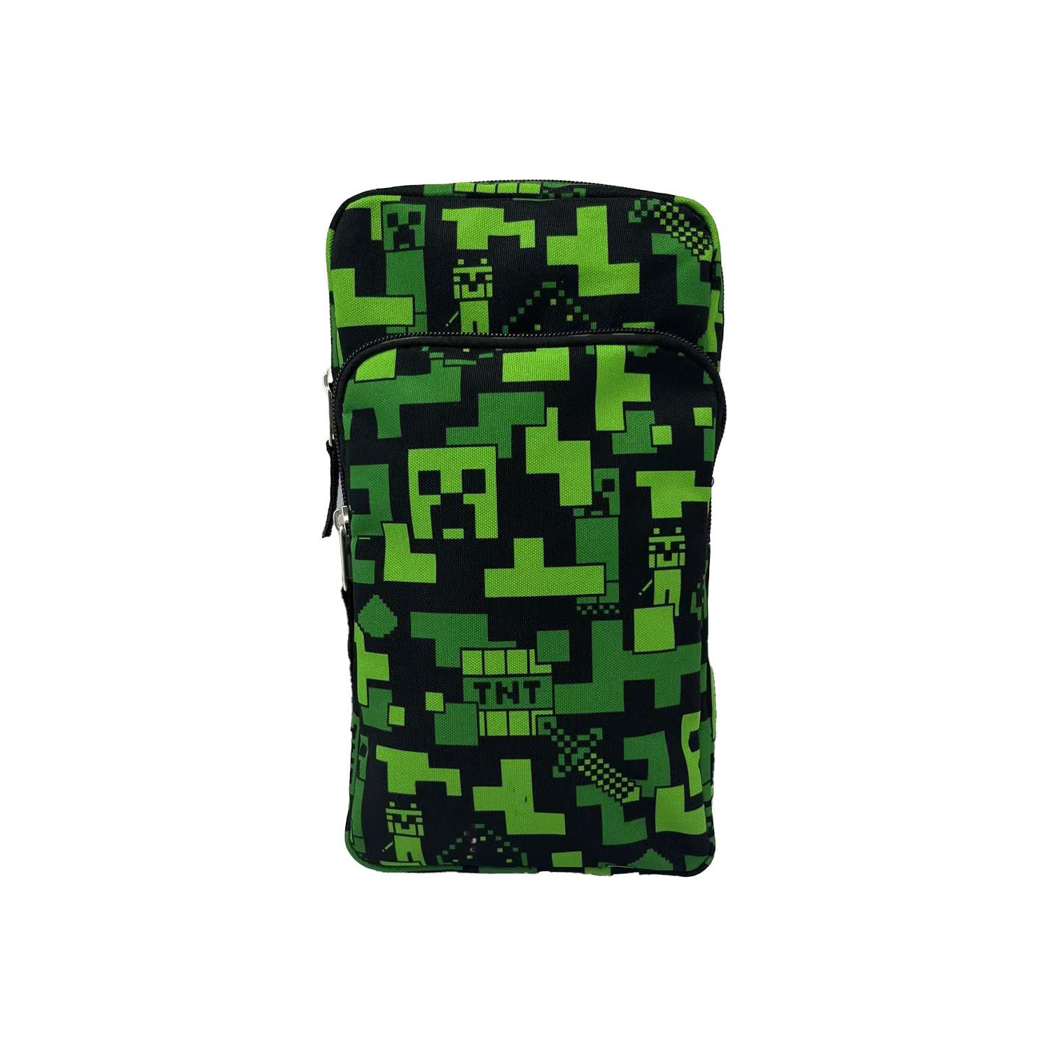 Sac à bandoulière Minecraft Creeper de 11&nbsp;po