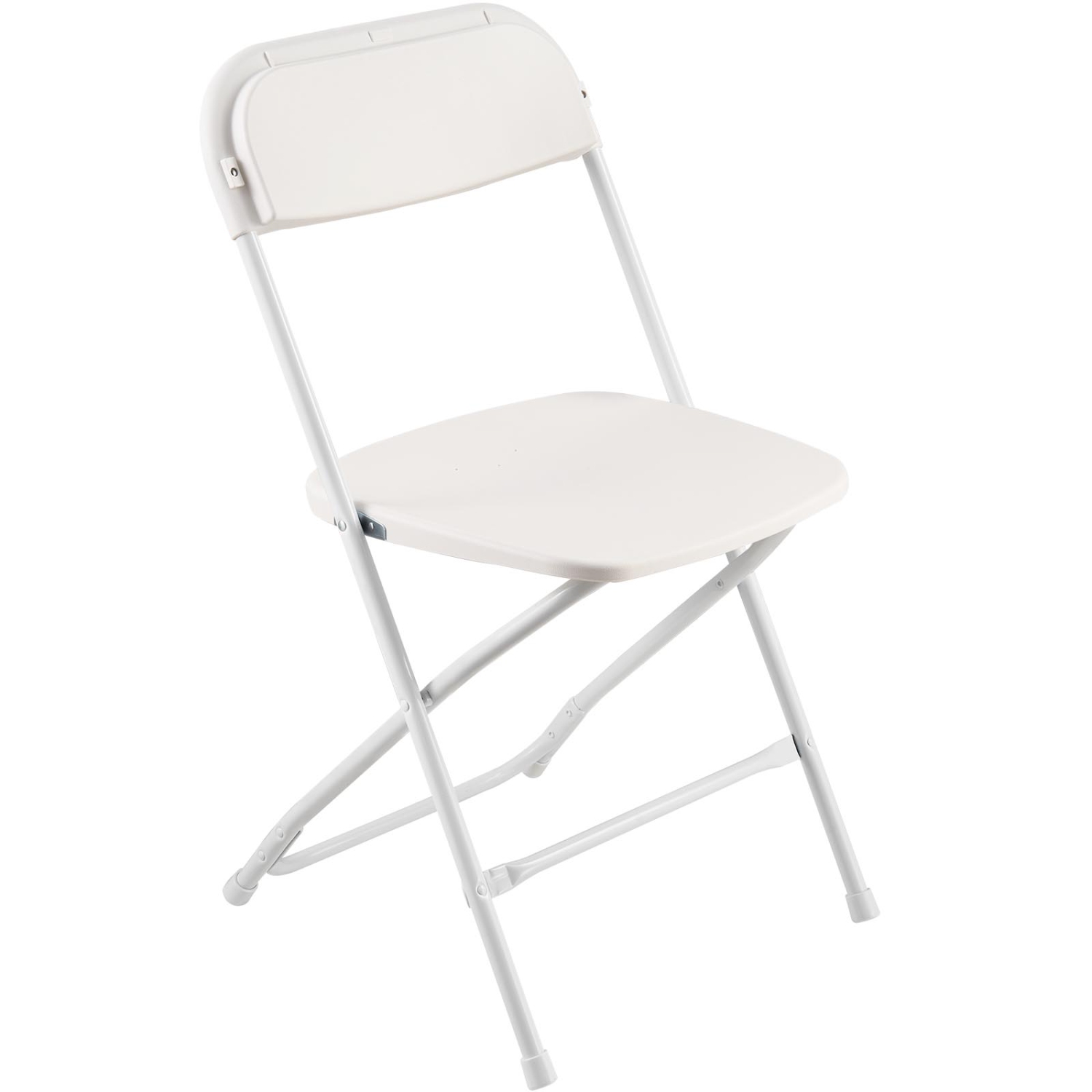 VEVOR 4 Pack Folding Chairs, Foldable Plastic Chairs with Heavy Duty Metal Frame, Portable Folding Card Table Chairs, Stackable Indoor Outdoor Seats