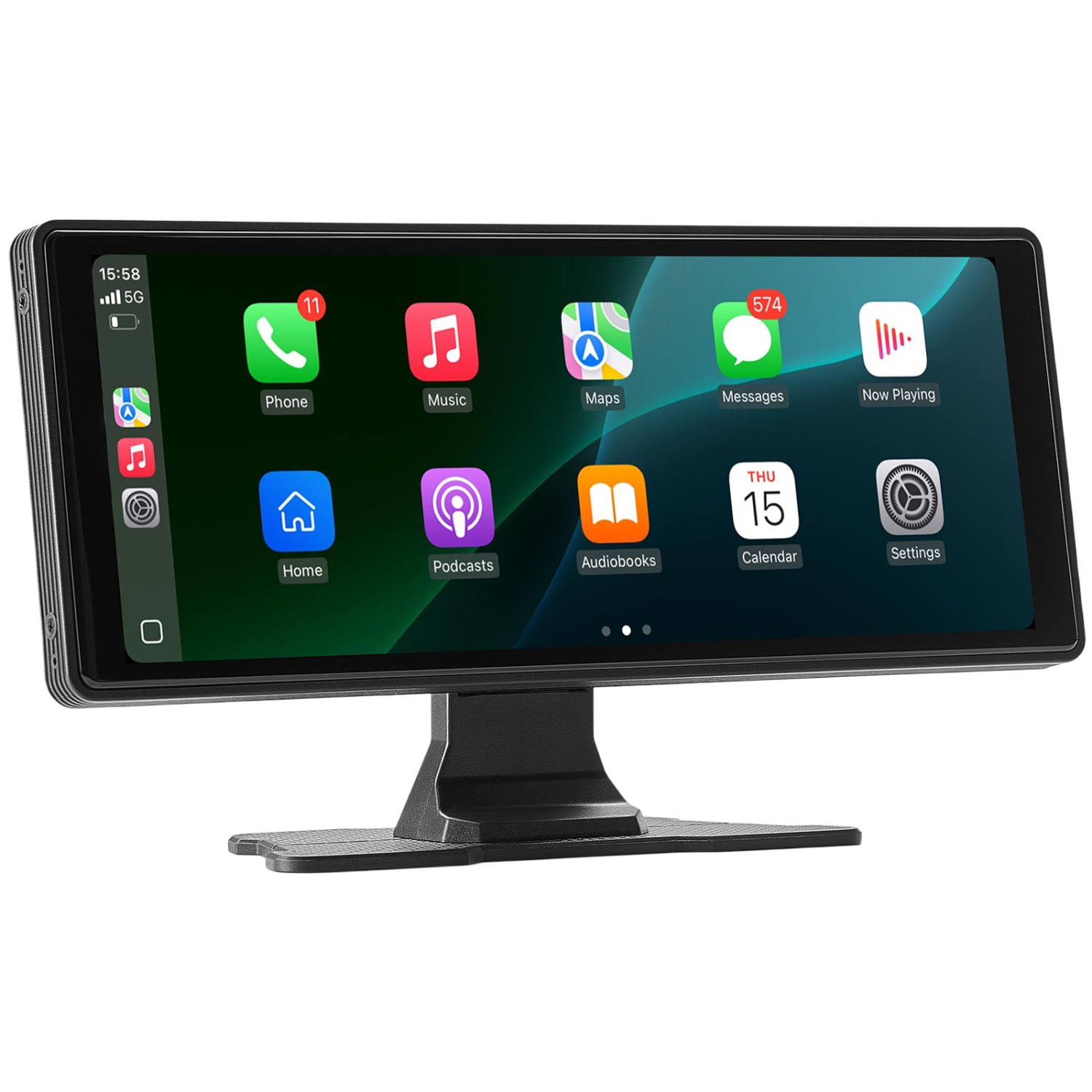 Chaîne stéréo d'auto sans fil VEVOR de 10&nbsp;po, radio portative HD écran tactile avec Apple CarPlay et Android Auto, écran CarPlay avec caméras