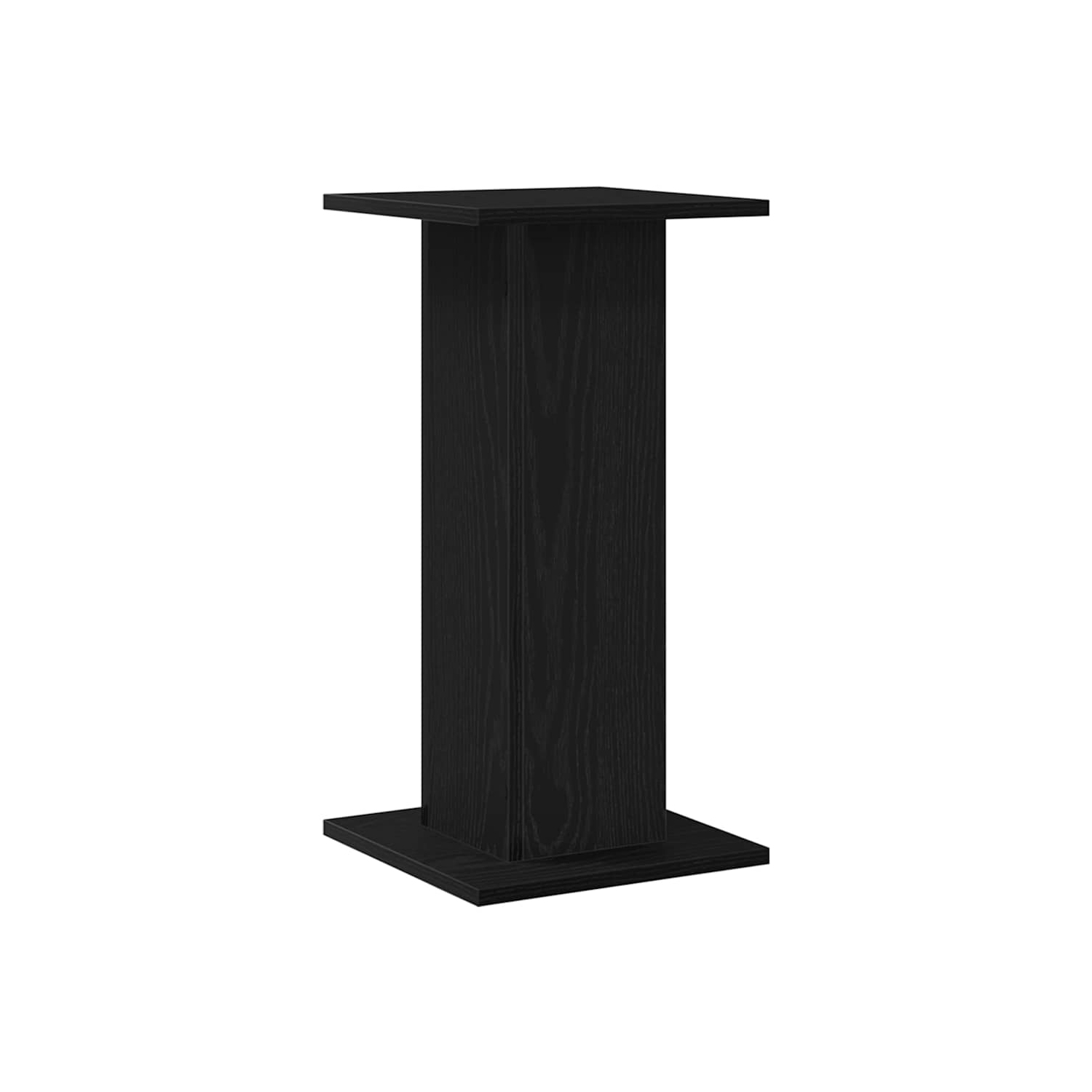 Supports pour haut-parleurs VidaXL, 2 pièces, chêne noir, 30 x 30 60&nbsp;cm en bois d'ingénierie