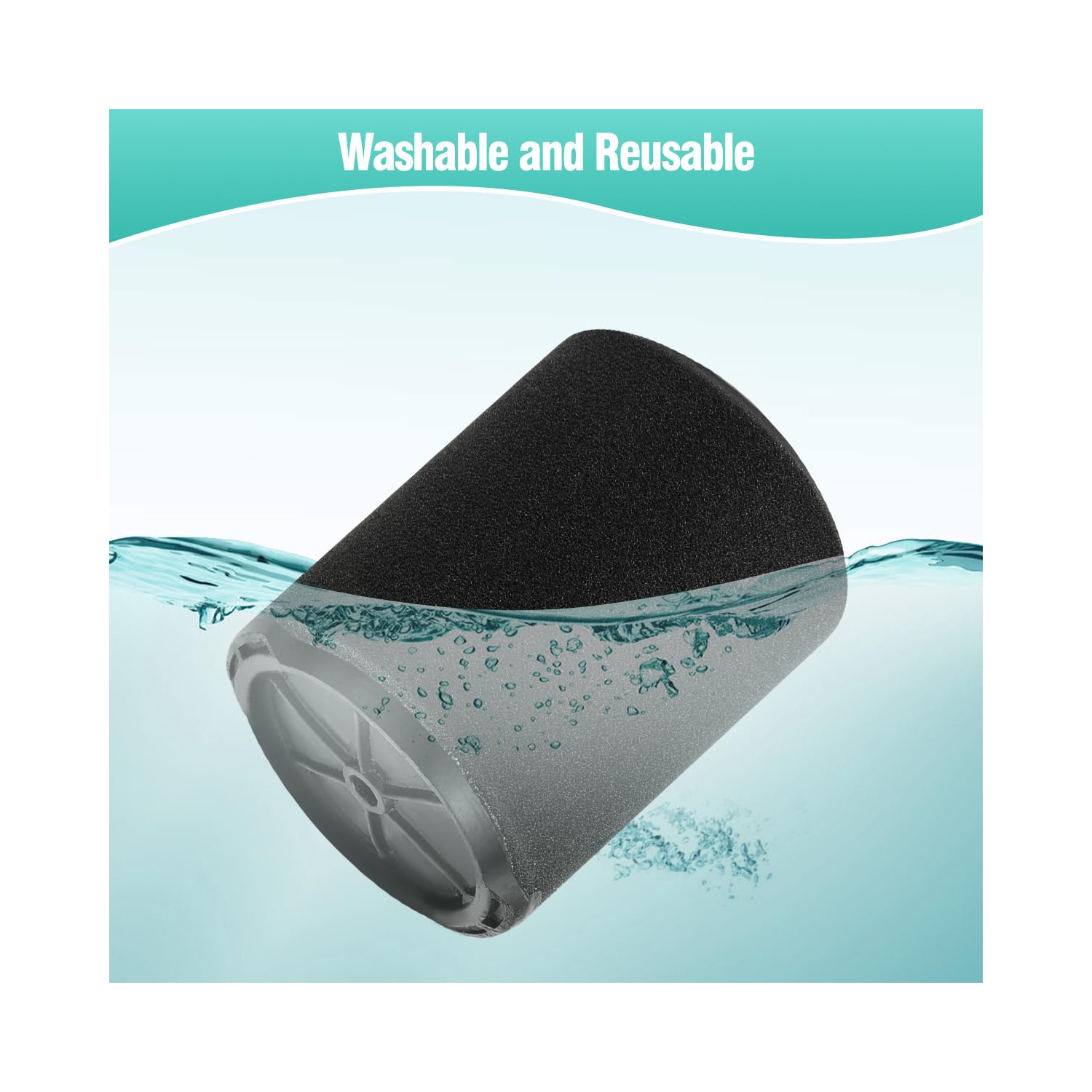 2-Pack Vacuum Cleaner Filter Replacement for Ridgid VF7000 Vacuum Cleaners