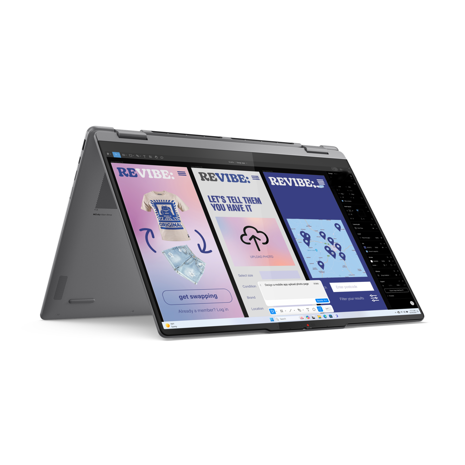 Lenovo Yoga 7i 2-in-1 16" 2K Touchscreen Laptop-Gray( Intel Core Ultra 5 226V/ 2TB SSD/16GB LPDDR5X/ Win 11 Pro)