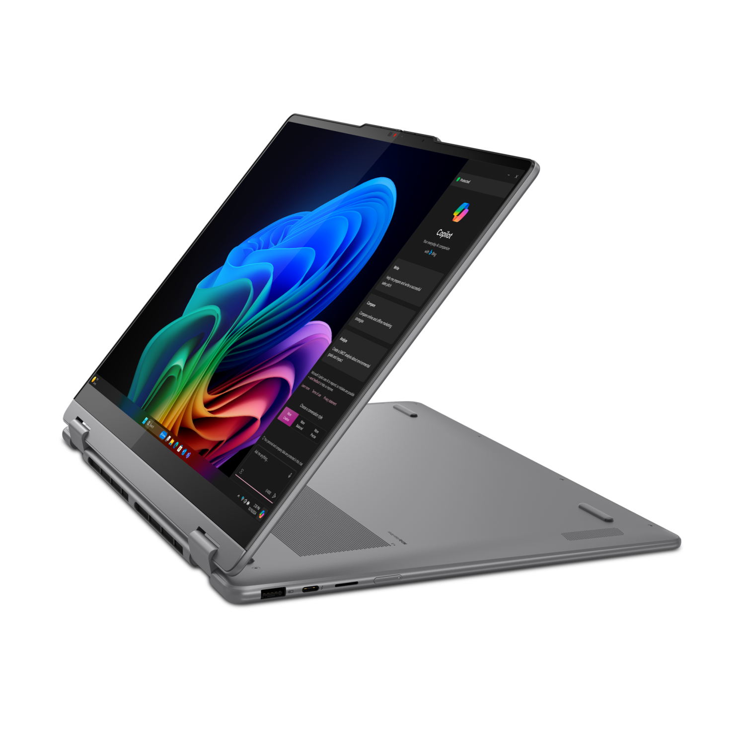 Lenovo Yoga 7i 2-in-1 16" 2K Touchscreen Laptop-Gray( Intel Core Ultra 5 226V/ 2TB SSD/16GB LPDDR5X/ Win 11 Pro)