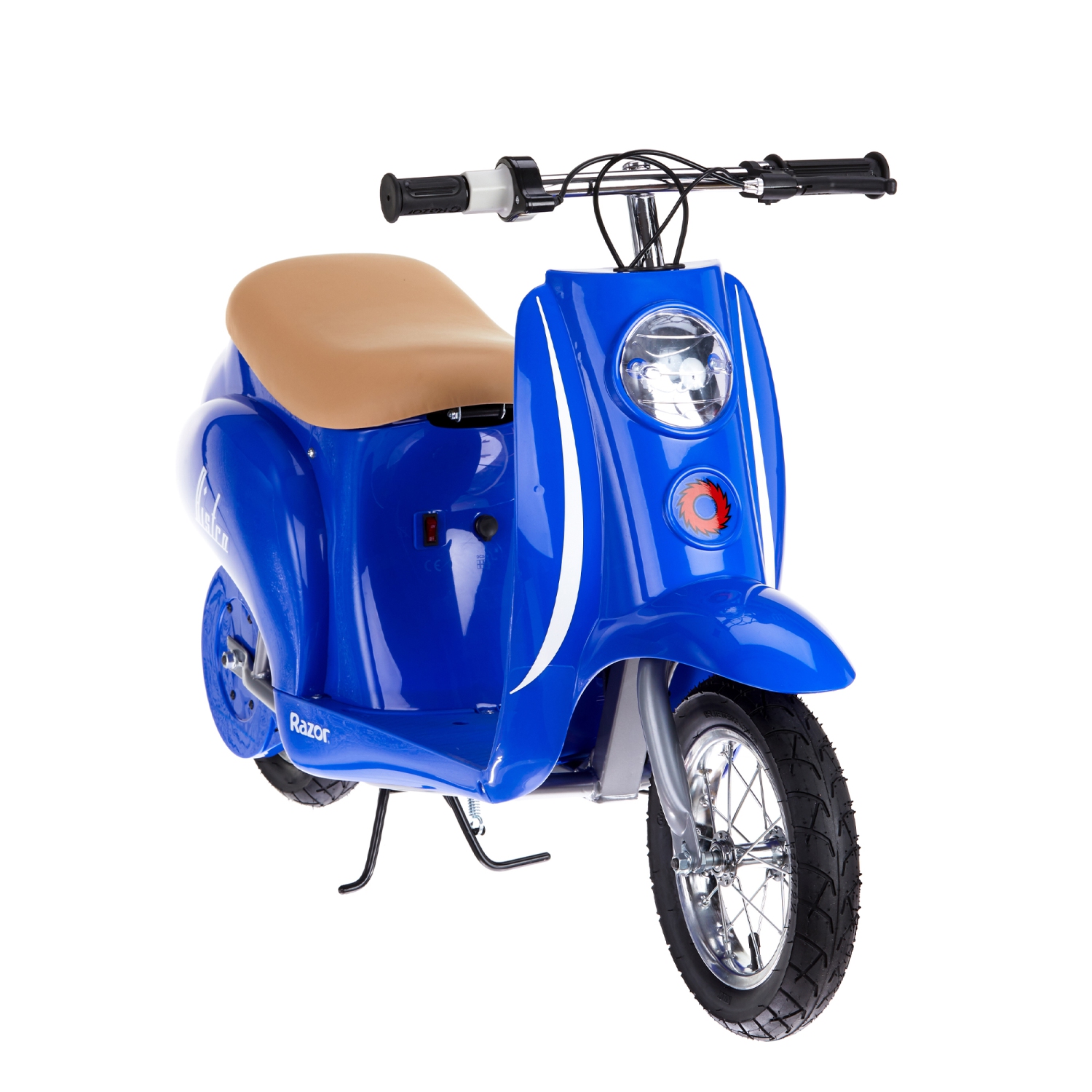 Trottinette électrique miniature Euro 24&nbsp;V pour enfants de Razor Mod, bleu