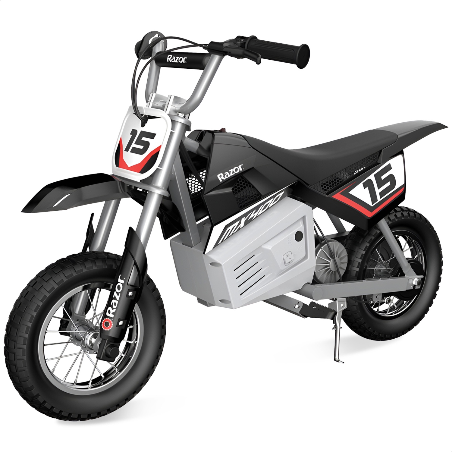 Razor MX400 Dirt Rocket 24&nbsp;V, motocross électrique, moto tout-terrain, noir