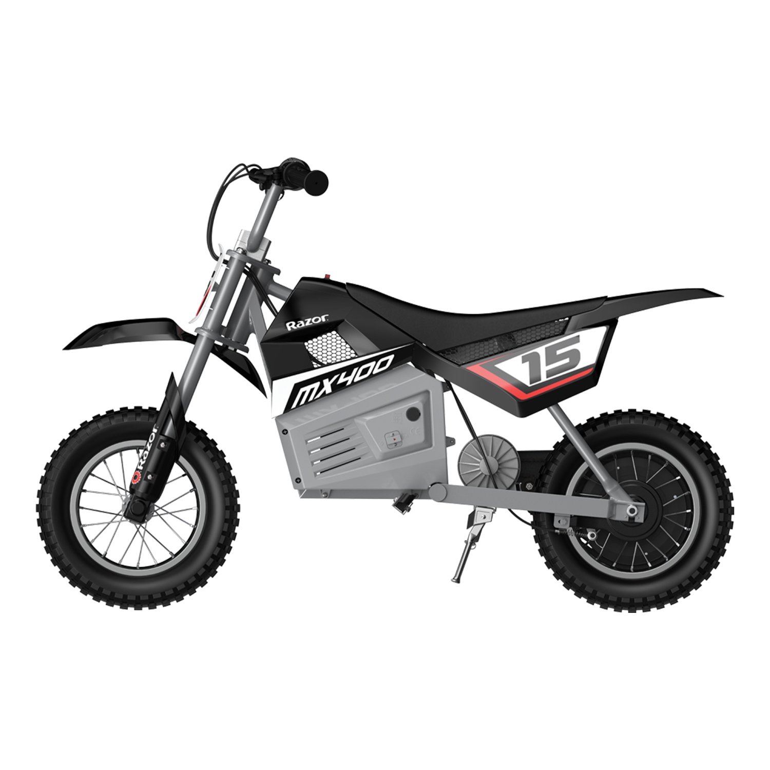 Razor MX400 Dirt Rocket 24&nbsp;V, motocross électrique, moto tout-terrain, noir