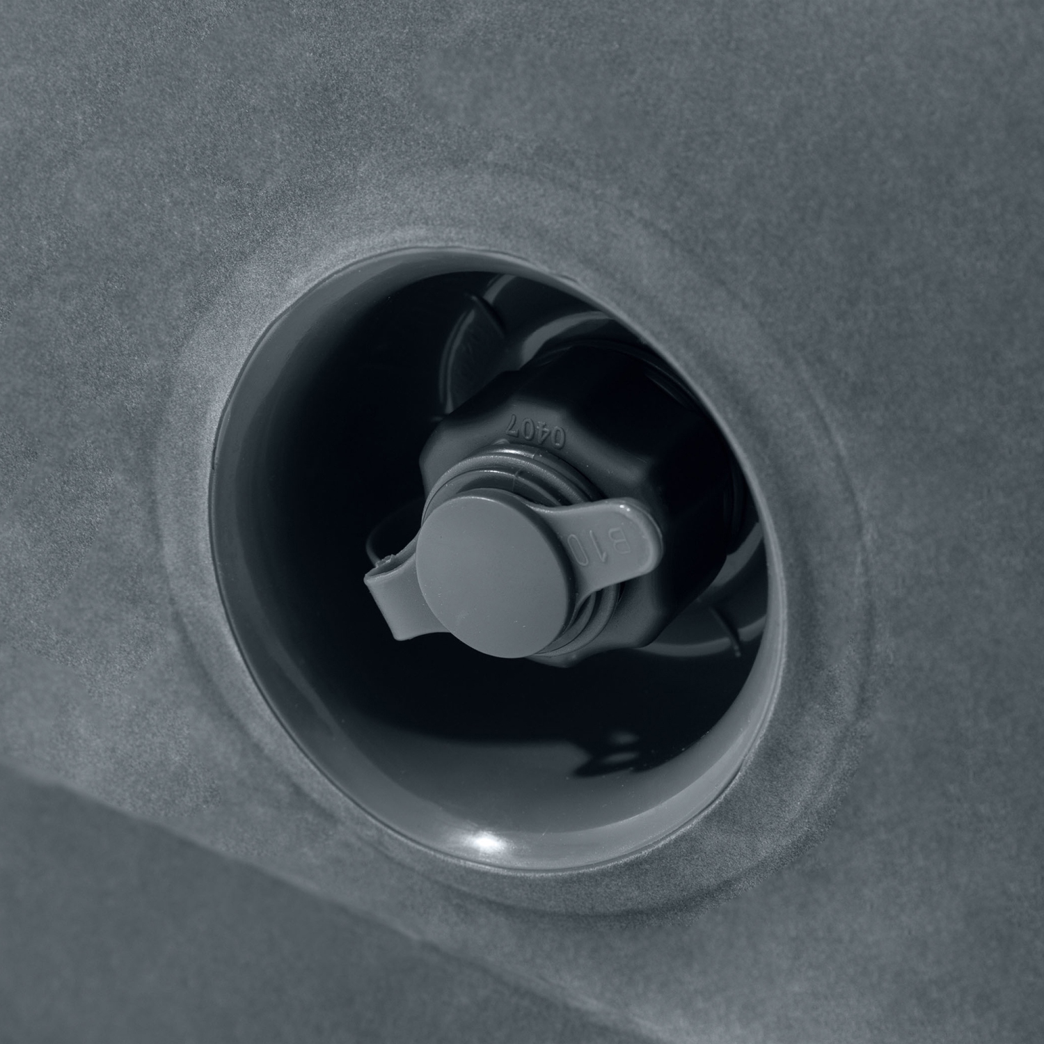 Intex – Canapé-lit coulissant gonflable grand format avec fauteuil-lit, gris foncé