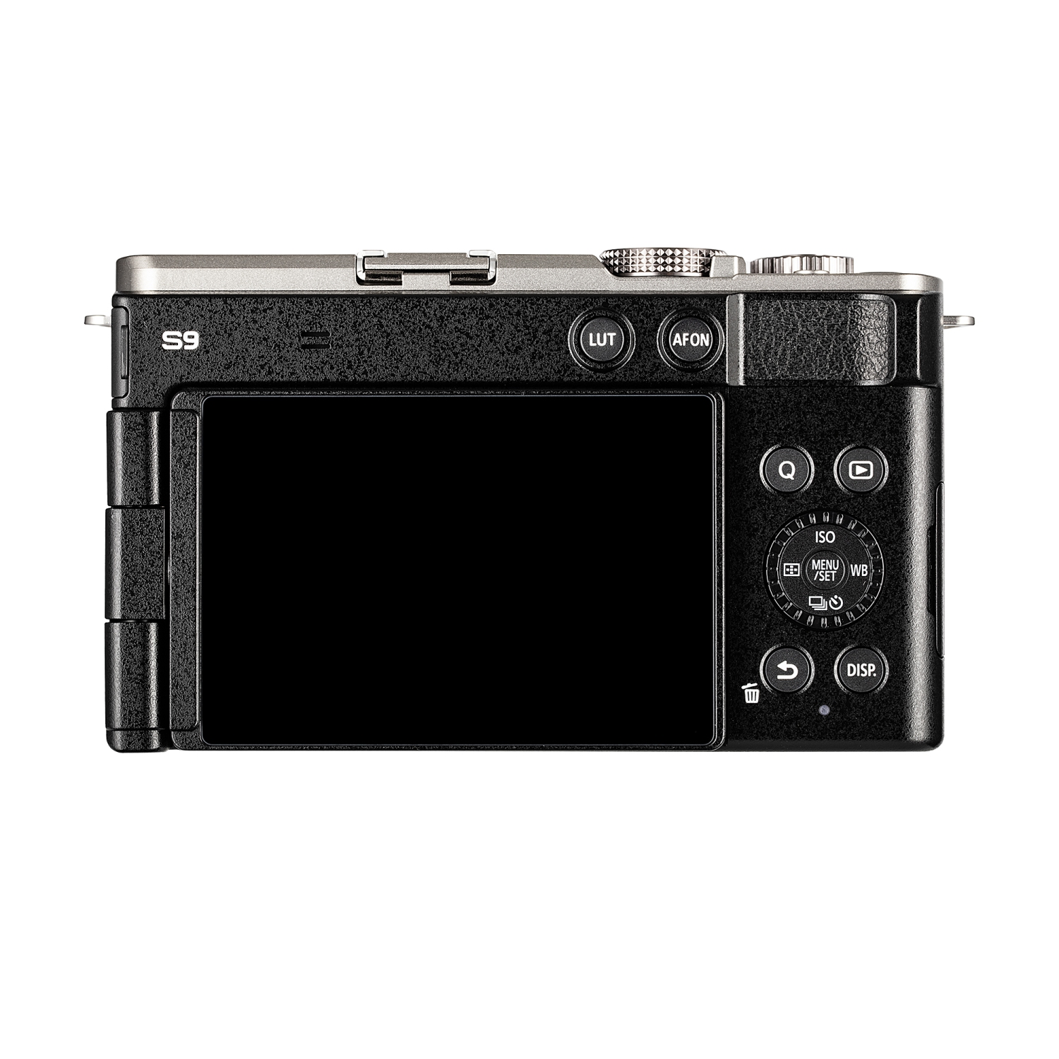 Appareil photo Lumix S9Camera de Panasonic avec objectif 18-40&nbsp;mm f/4,5-6,3, carte mémoire 128&nbsp;Go