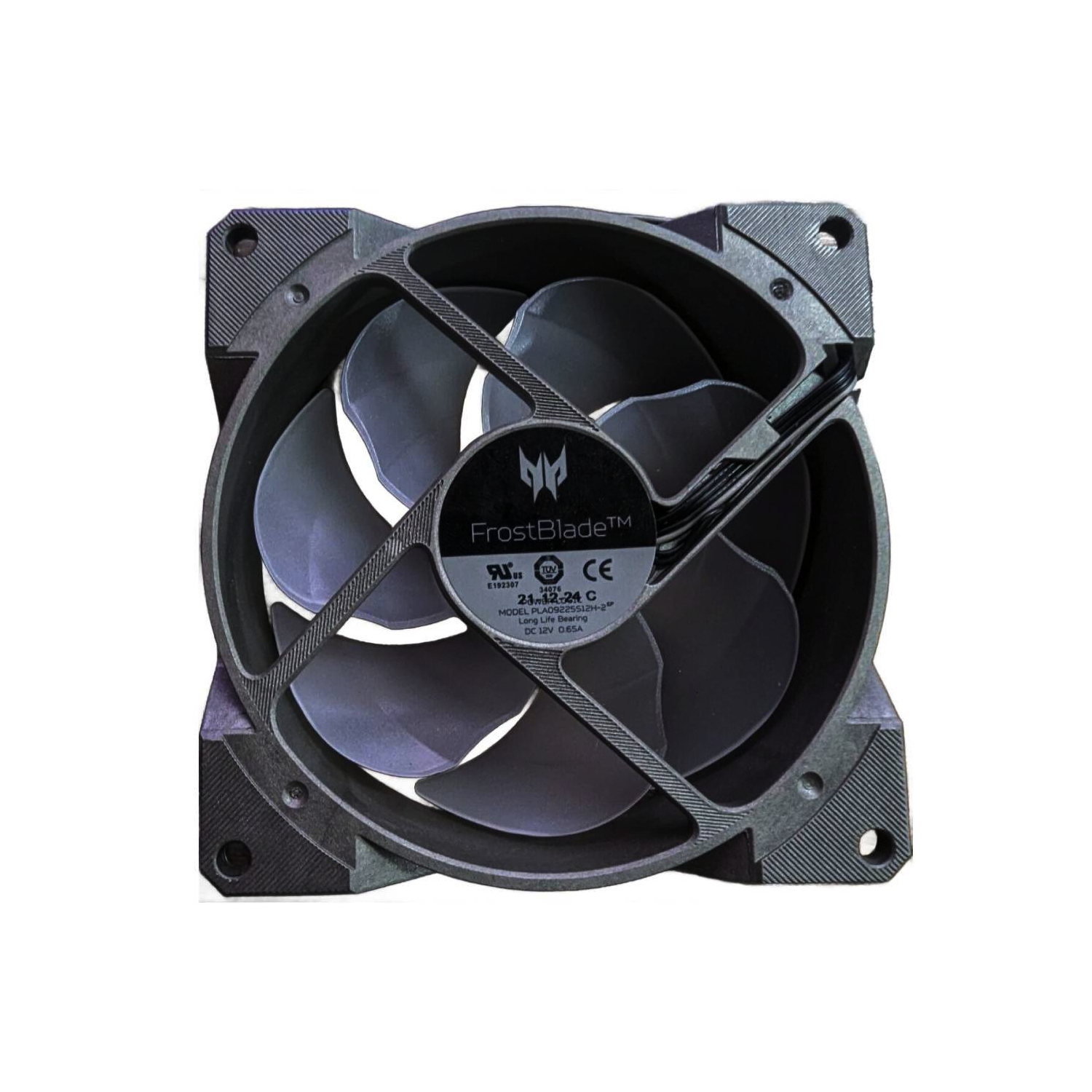 Remis à neuf Ventilateur Predator Orion PLA09225512H-2 FrostBlade noir DC.10911.00N d'Acer