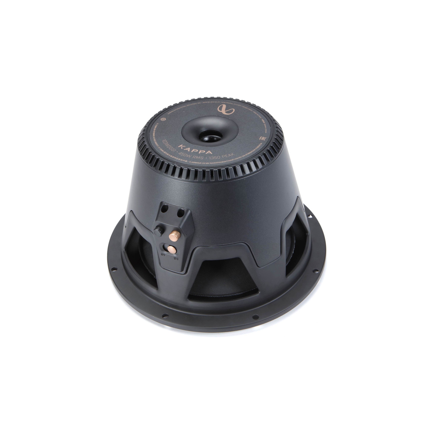 Haut-parleur d'extrêmes graves 450 W de 10 po Kappa 103WDSSI d'Infinity