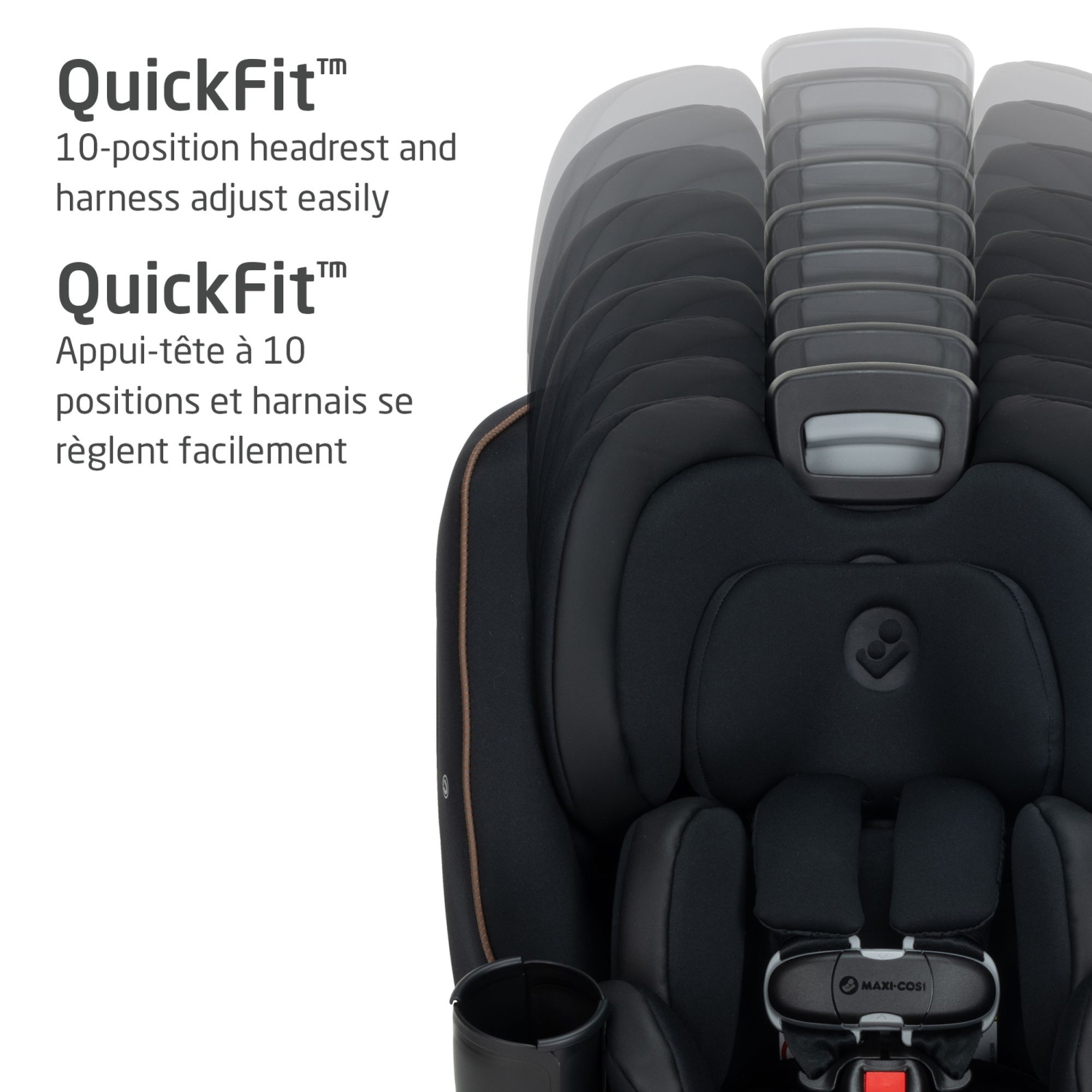 Maxi Cosi Andi 360 Rotating All-In-One Convertible Car Seat - Designer Black