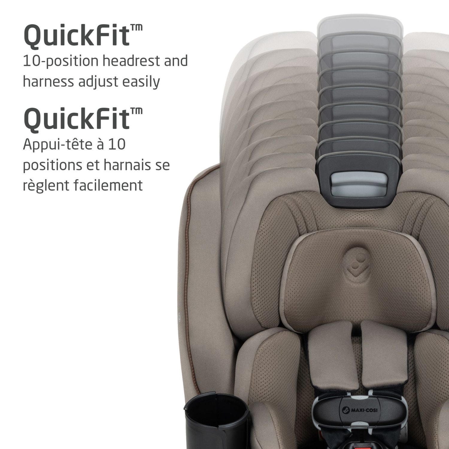 Maxi Cosi Andi 360 Rotating All-In-One Convertible Car Seat - Authentic Truffle