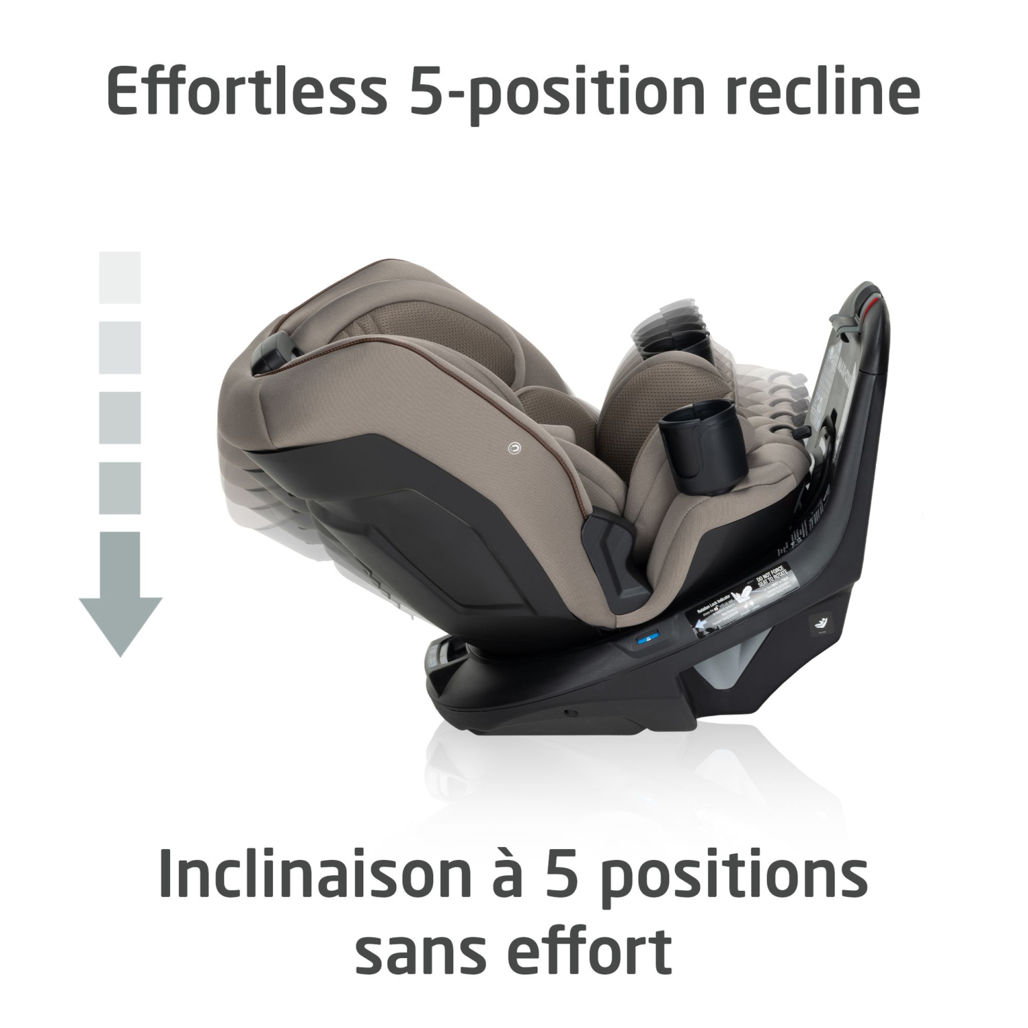Maxi Cosi Andi 360 Rotating All-In-One Convertible Car Seat - Authentic Truffle