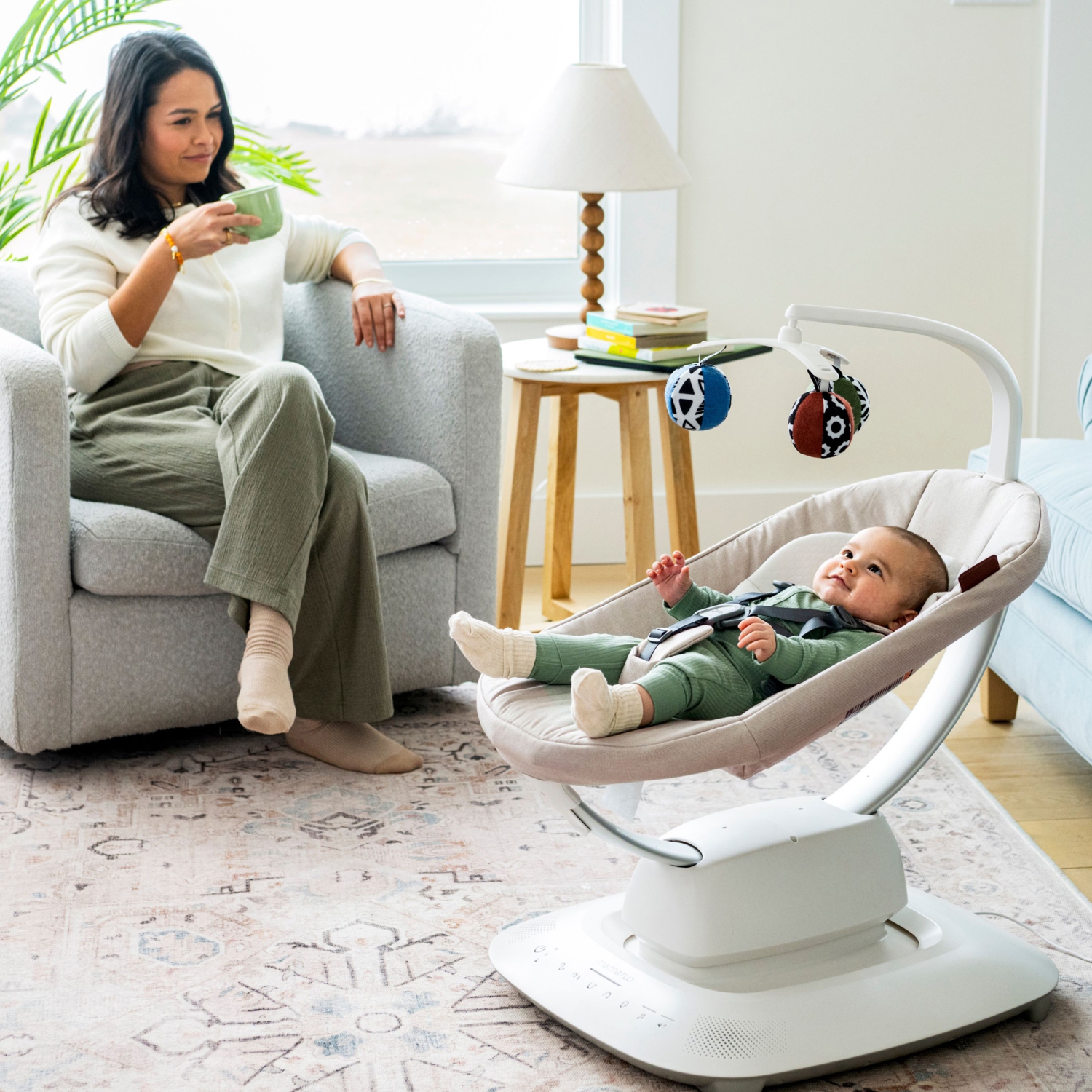 UPPAbaby MamaRoo Multi-Motion Smart Baby Swing - Jake