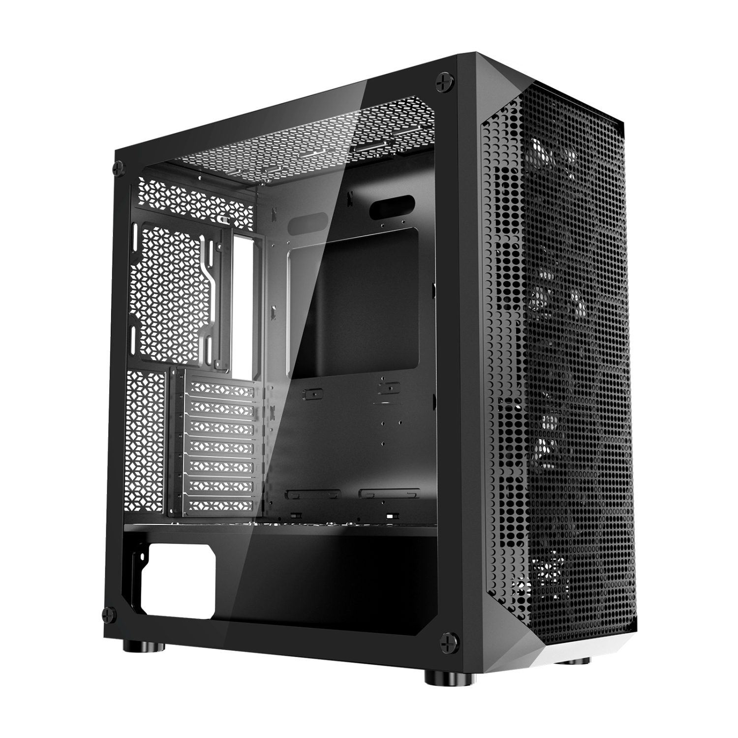 VEVOR PC Gaming Case, Full-Tower, Computer Case with High-Airflow Panel, Magnetic Dust Filter, 3 x 140mm PWM Fans, for GPU up to 410mm in