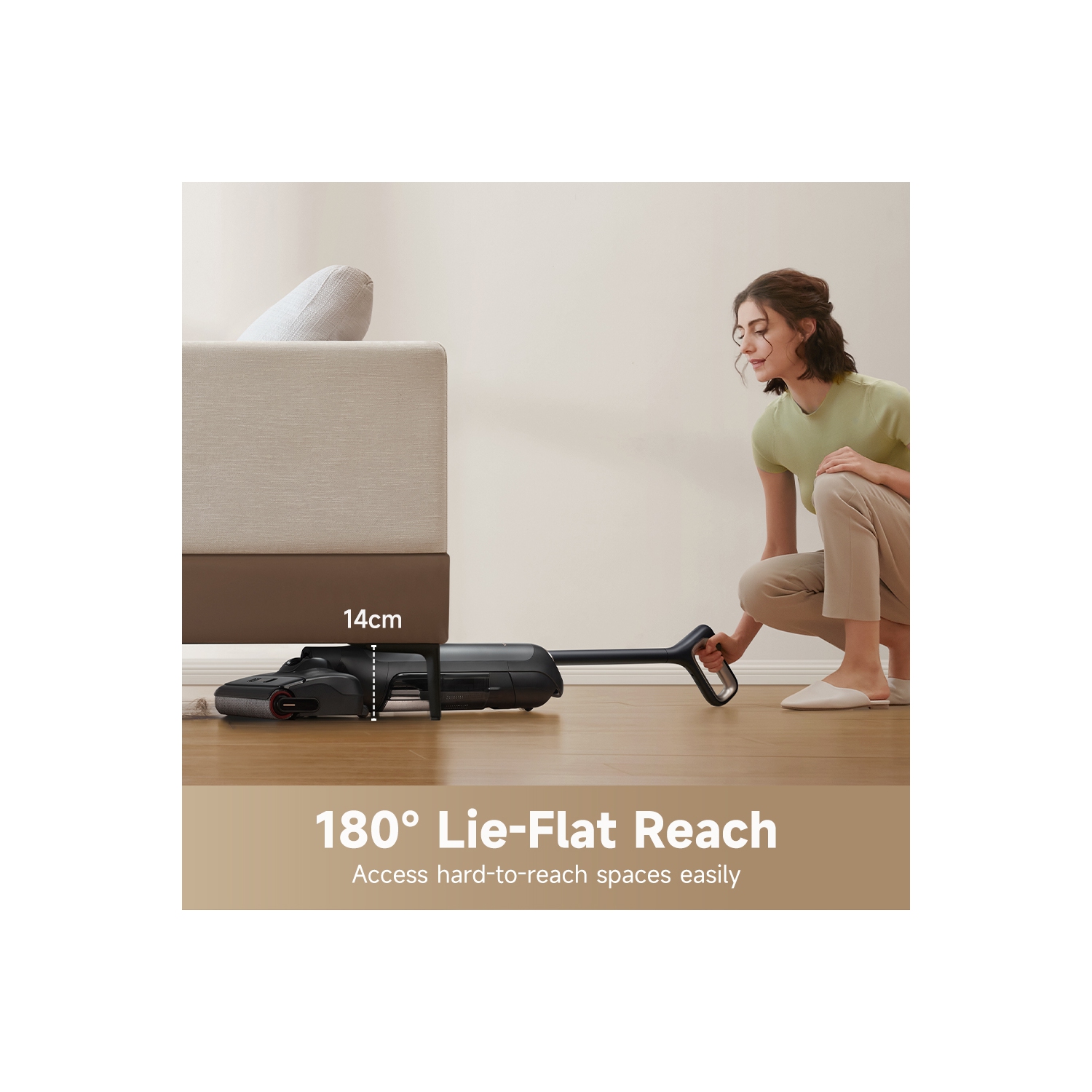 MOVA M10 Cordless Wet＆Dry Vacuum Cleaner,Dual-Edge Self-Cleaning,18bar Suction,Zero-Tangle