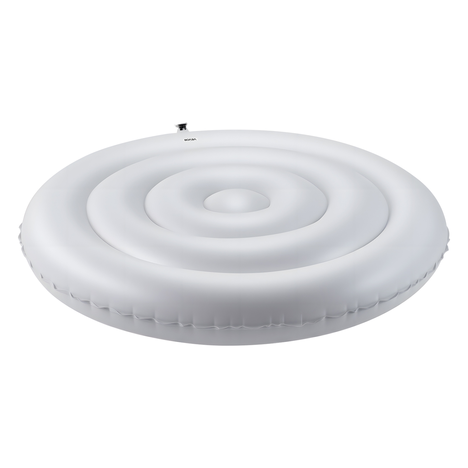 Couvercle de spa gonflable de 4,5 pi VEVOR, couvercle de spa rond, housses isolées pour spa gonflable, couvercle étanche et écoénergétique pour usage