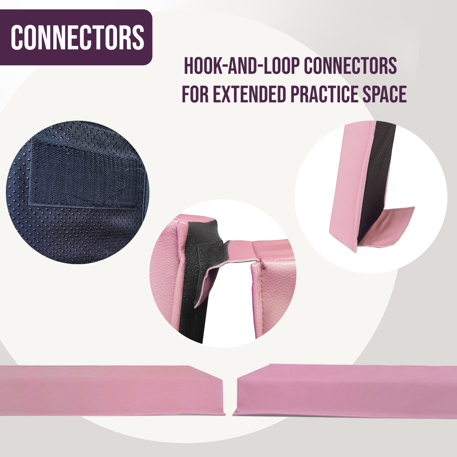 PRISP Folding Gymnastics Balance Beam - 8/10/12FT Training Floor Beam with High Density EVA Foam Core; Home Gymnastics Equipment for Kids, Teens and