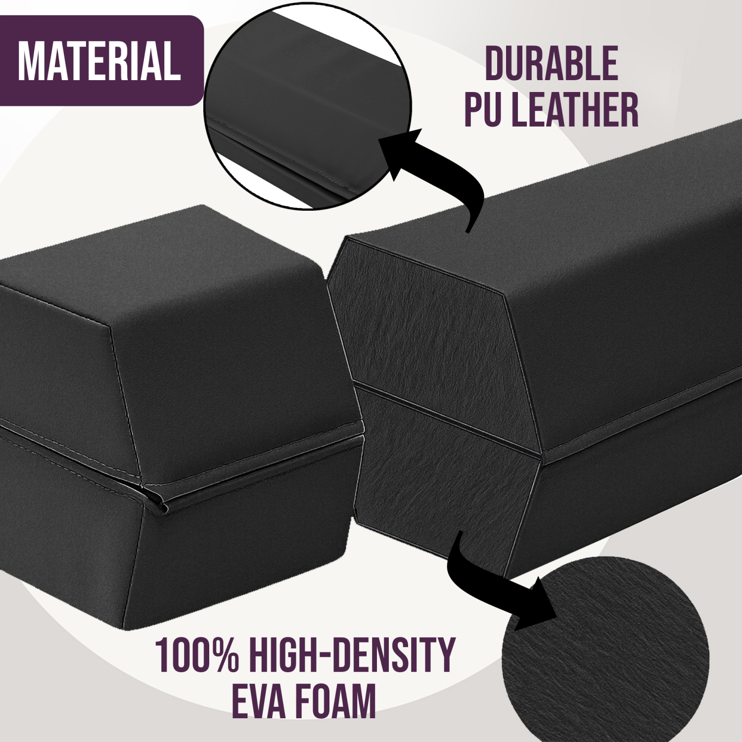 PRISP Folding Gymnastics Balance Beam - 8/10/12FT Training Floor Beam with High Density EVA Foam Core; Home Gymnastics Equipment for Kids, Teens and