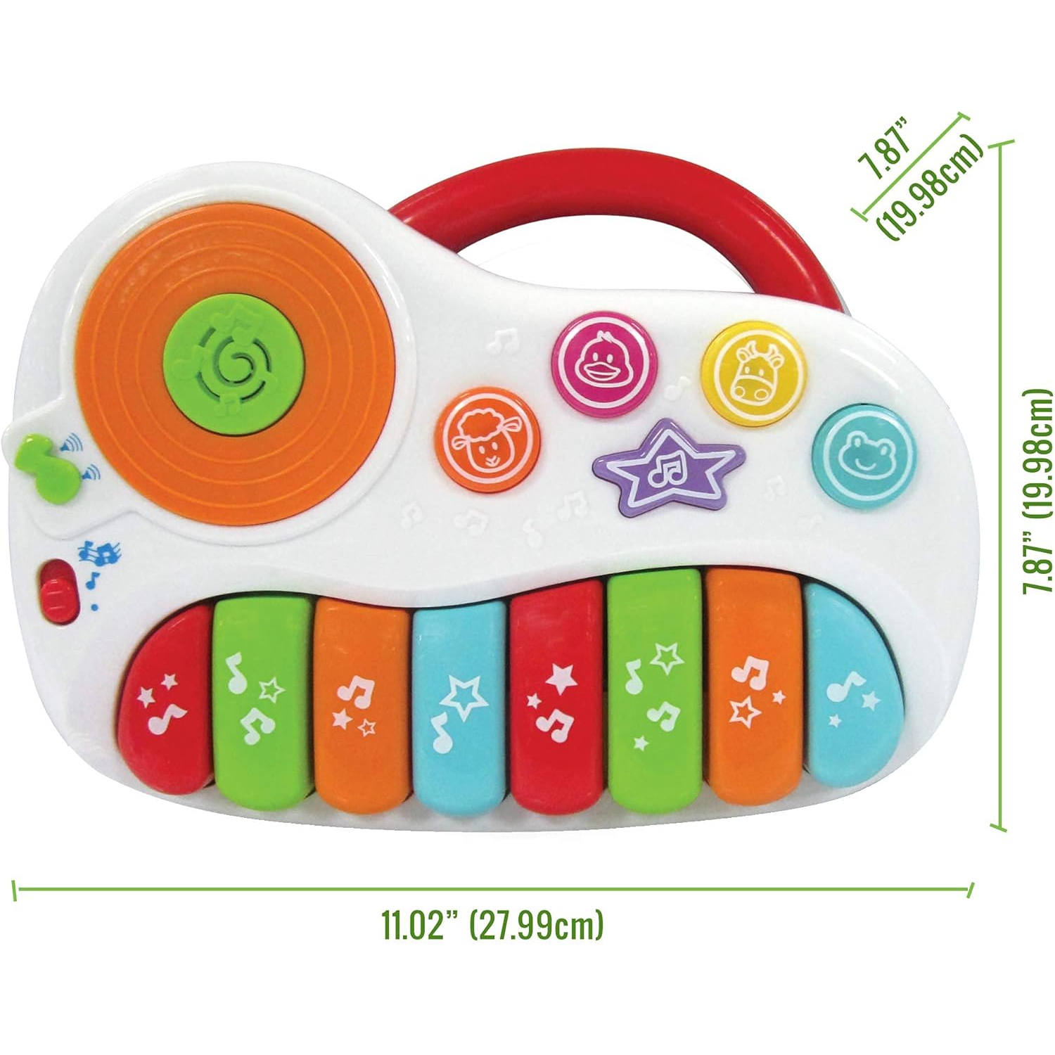 Toddler Piano and Learning Toy with DJ Mixer. Colorful Kids Musical Instruments and Educational Development Toy. Electronic Play Musical Piano . Kids